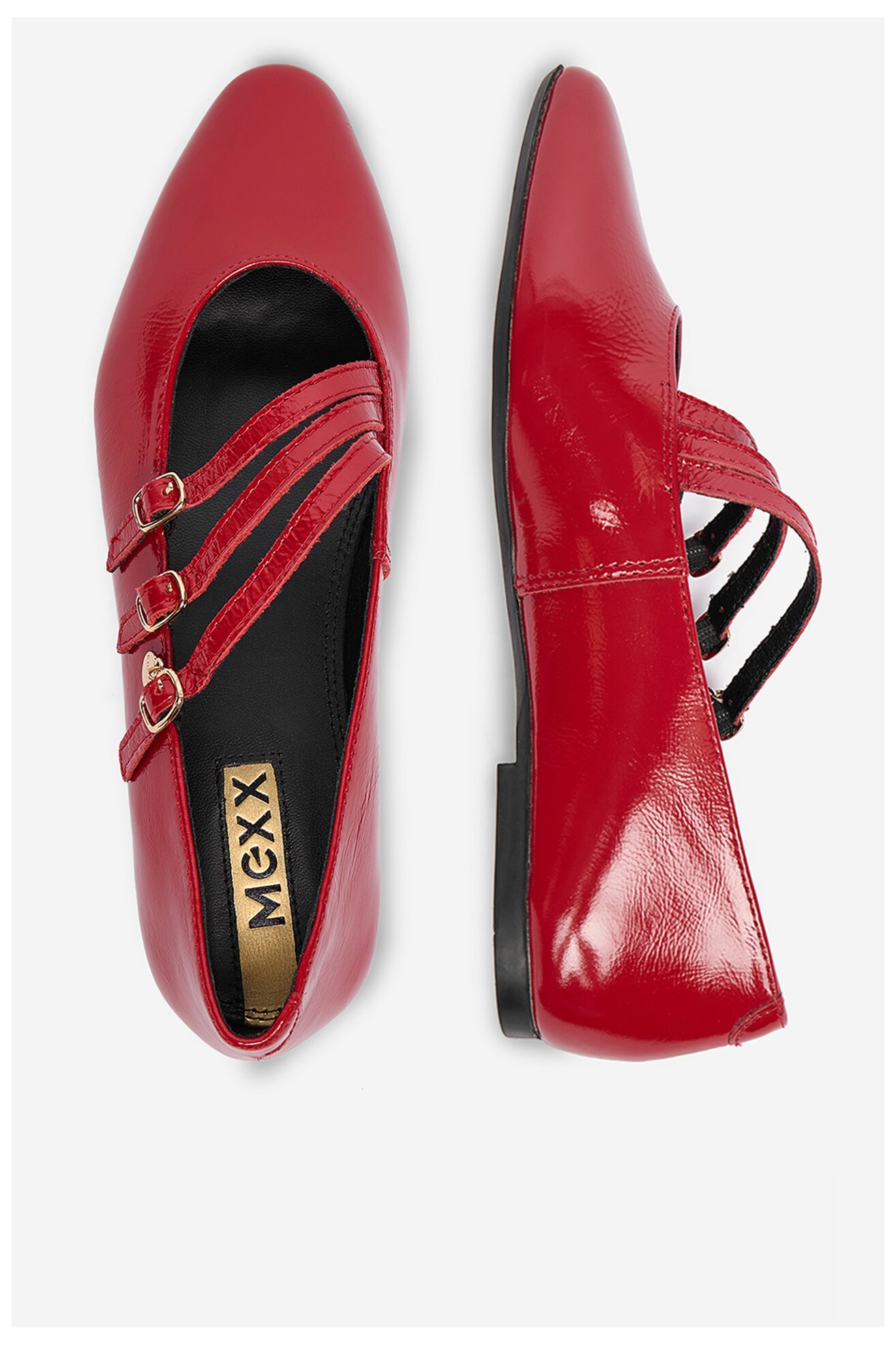 Baleríny Mexx CEO-MX/038C-RST ČERVENÁ