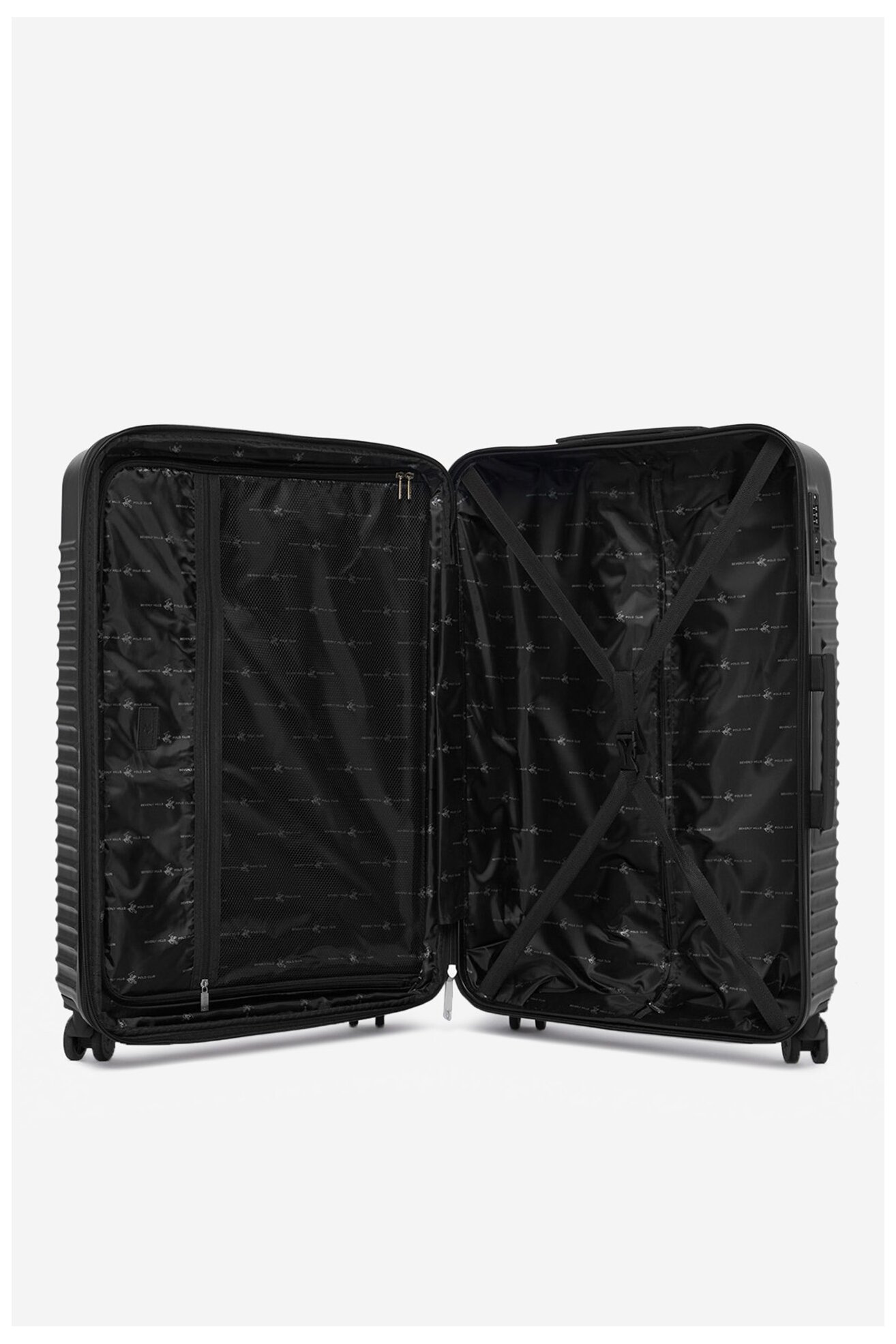 Bőrönd Beverly Hills Polo Club CEO-BHPC-L-005-08-BLACK FEKETE