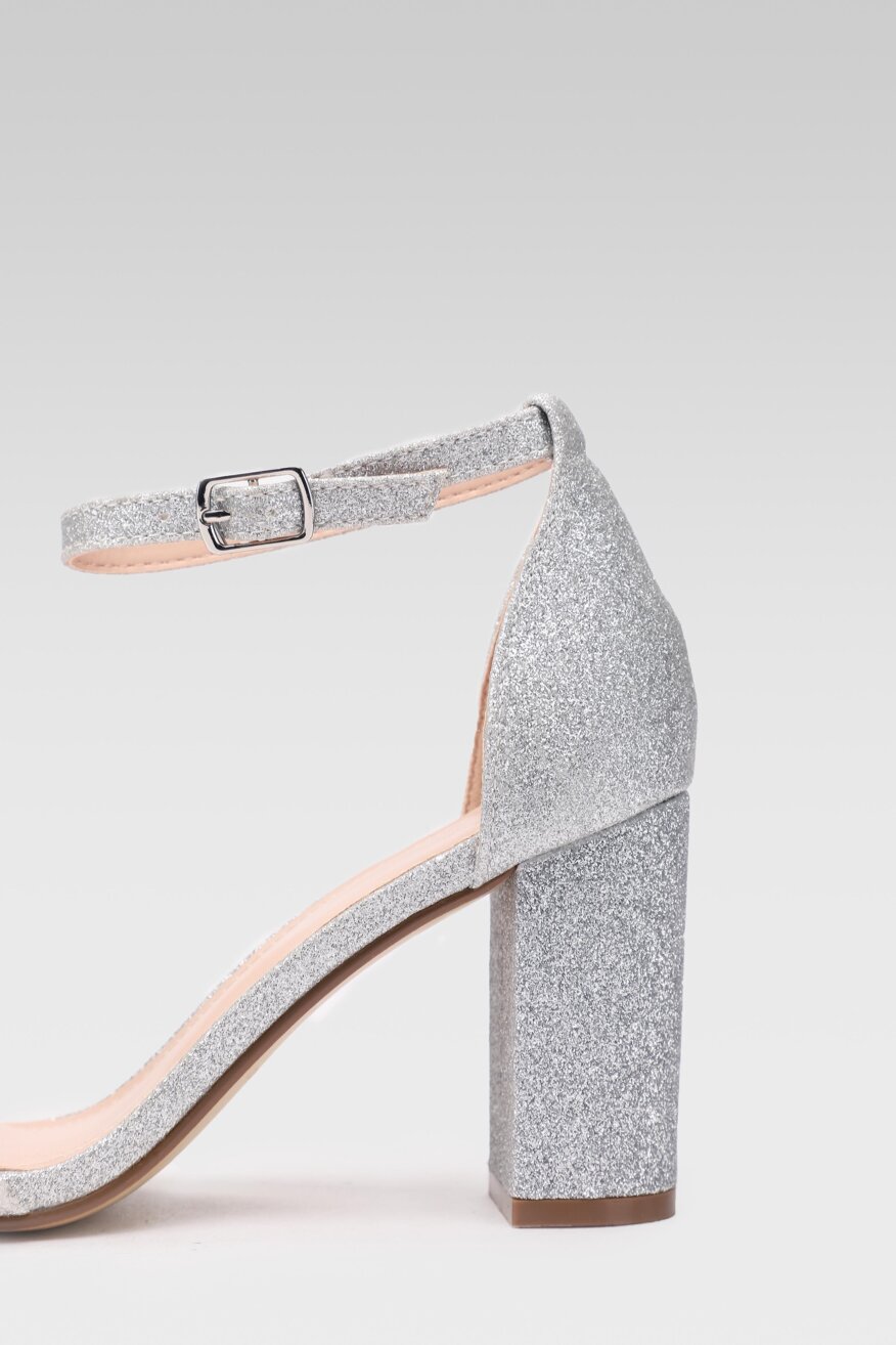 
                Jenny Fairy - Sandały na obcasie z efektem glitter - 5903698360645