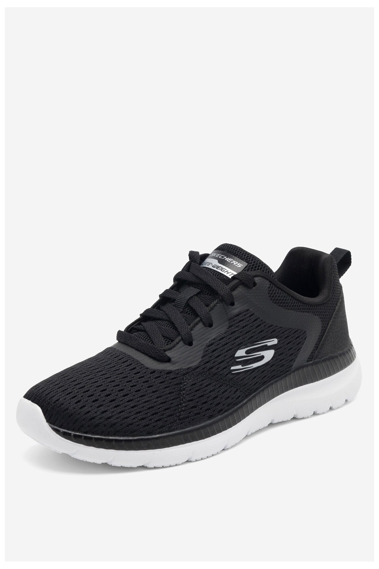 Obuwie sportowe Skechers BOUNTIFUL 12607 BKW Czarny