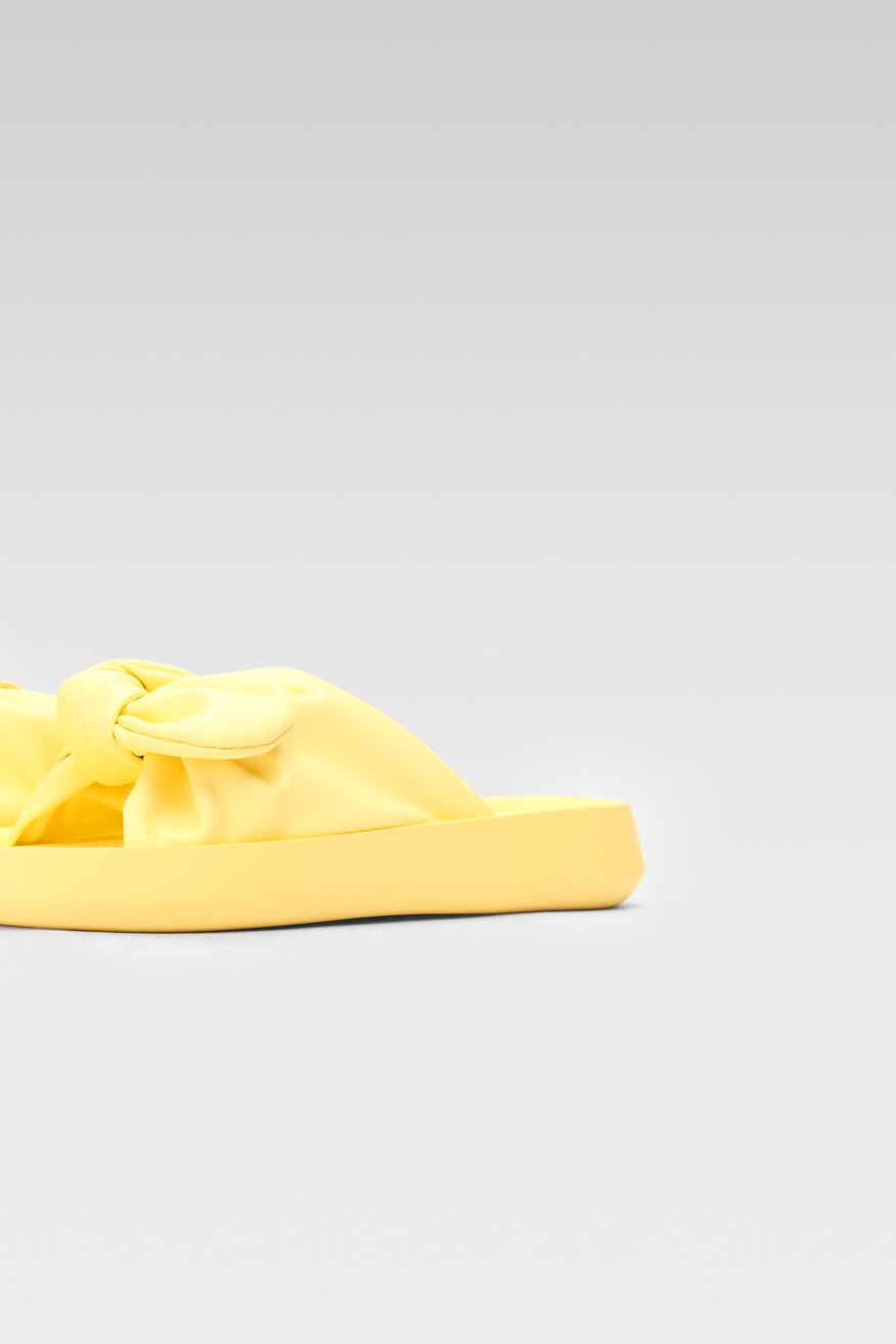 Jenny Fairy - Japonki z aplikacją żółte - 5904248683559