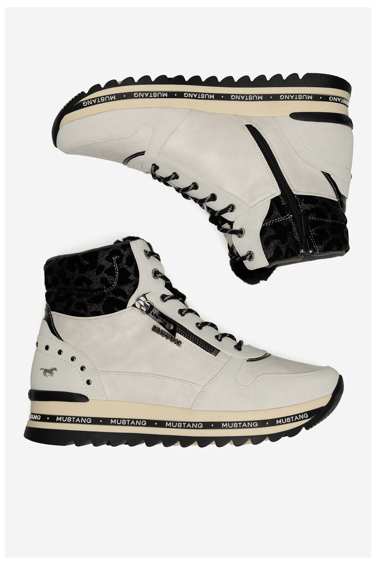 Trzewiki Mustang 1364-503 BIG Biały