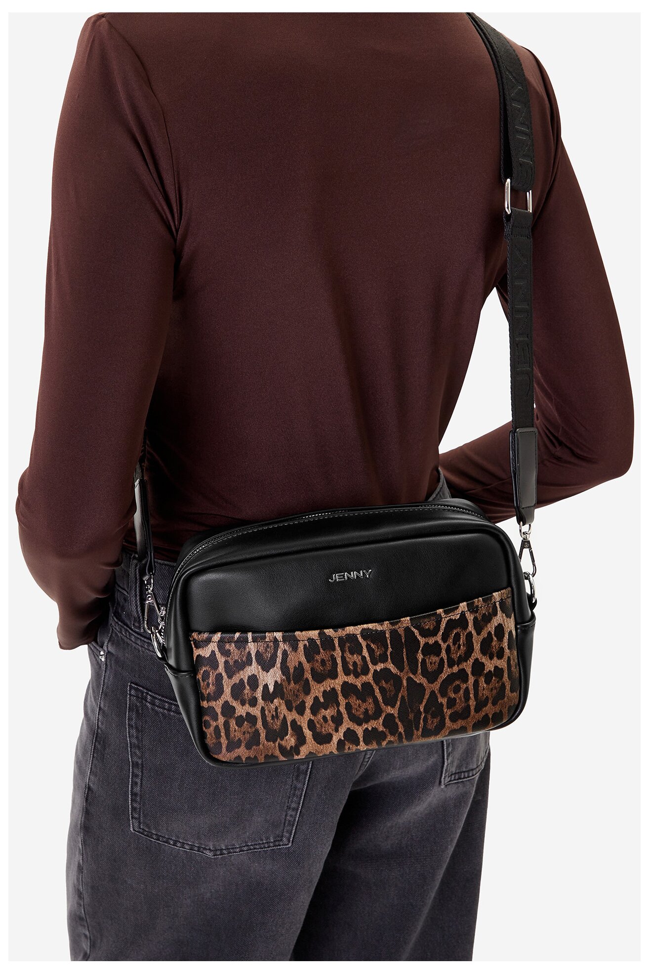 Сумка З Ремінцем Jenny C-JNY-M-022-08 ЧОРНИЙ