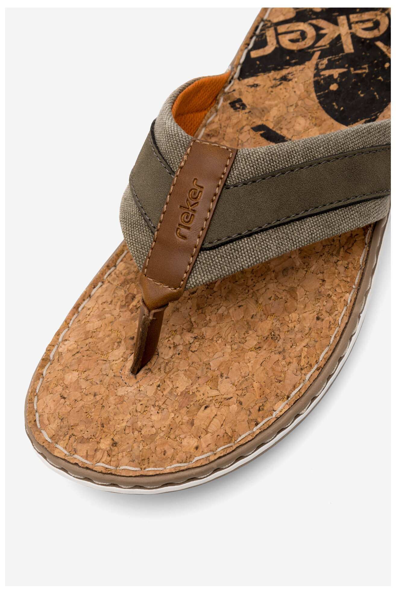 Klapki Rieker 21095-54 Zielony