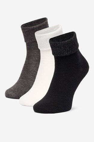 Čarape NINE WEST CEO_KR_NW_101_W_AW25_(3-PACK) BELA