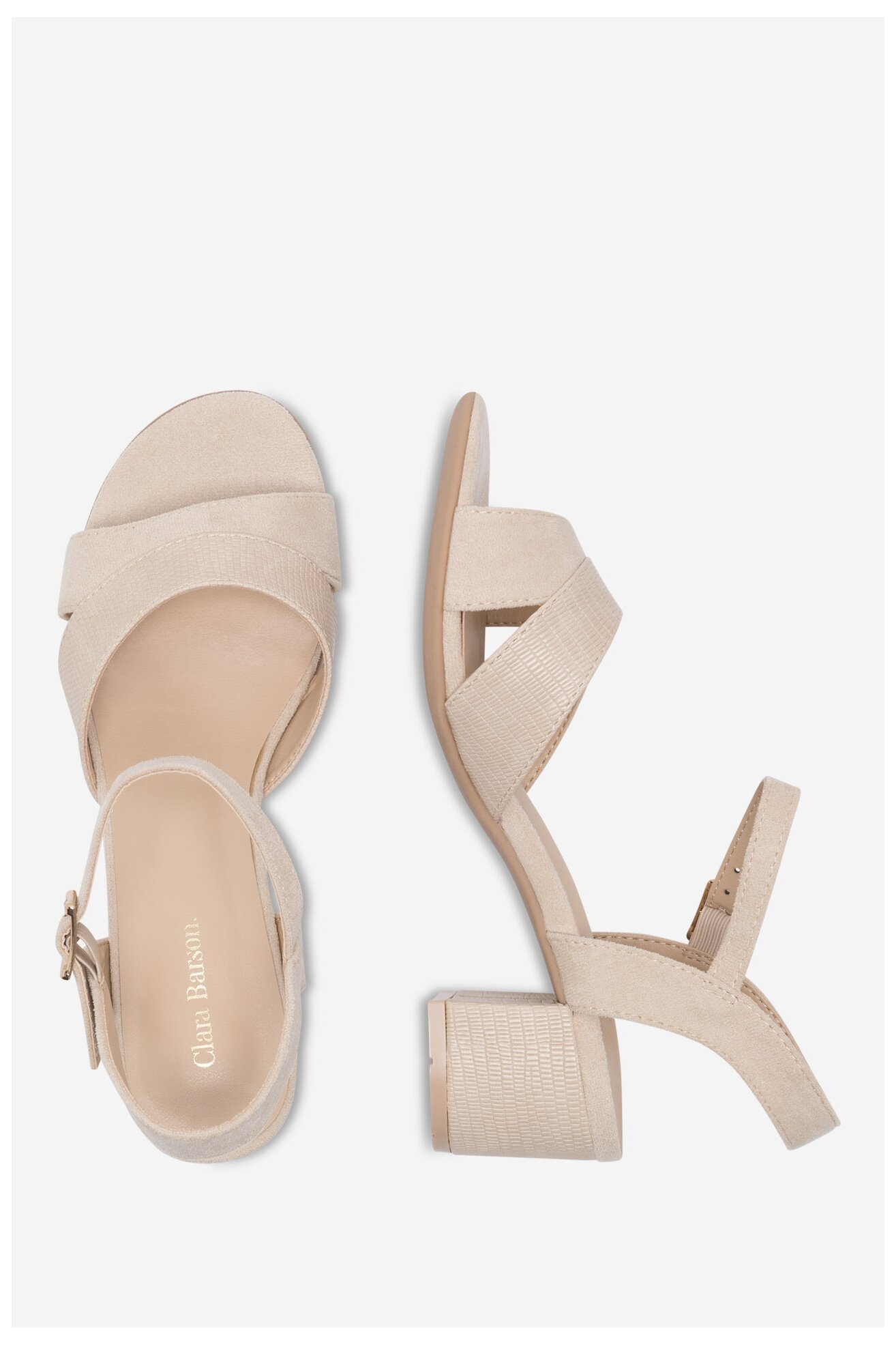 Сандали Clara Barson WS5695-01 БЕЖОВ