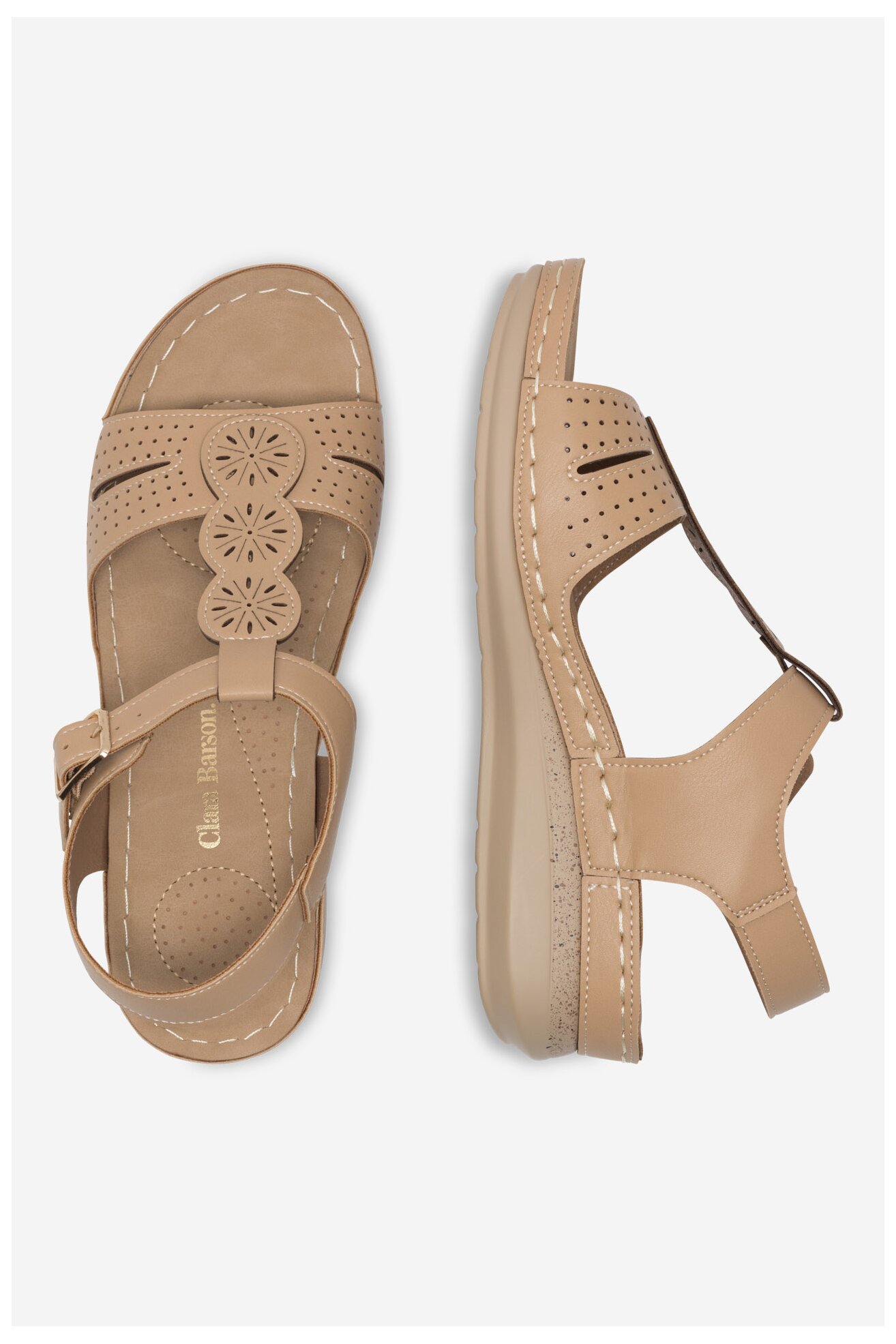Sandały Clara Barson WYL05010-18 Beżowy