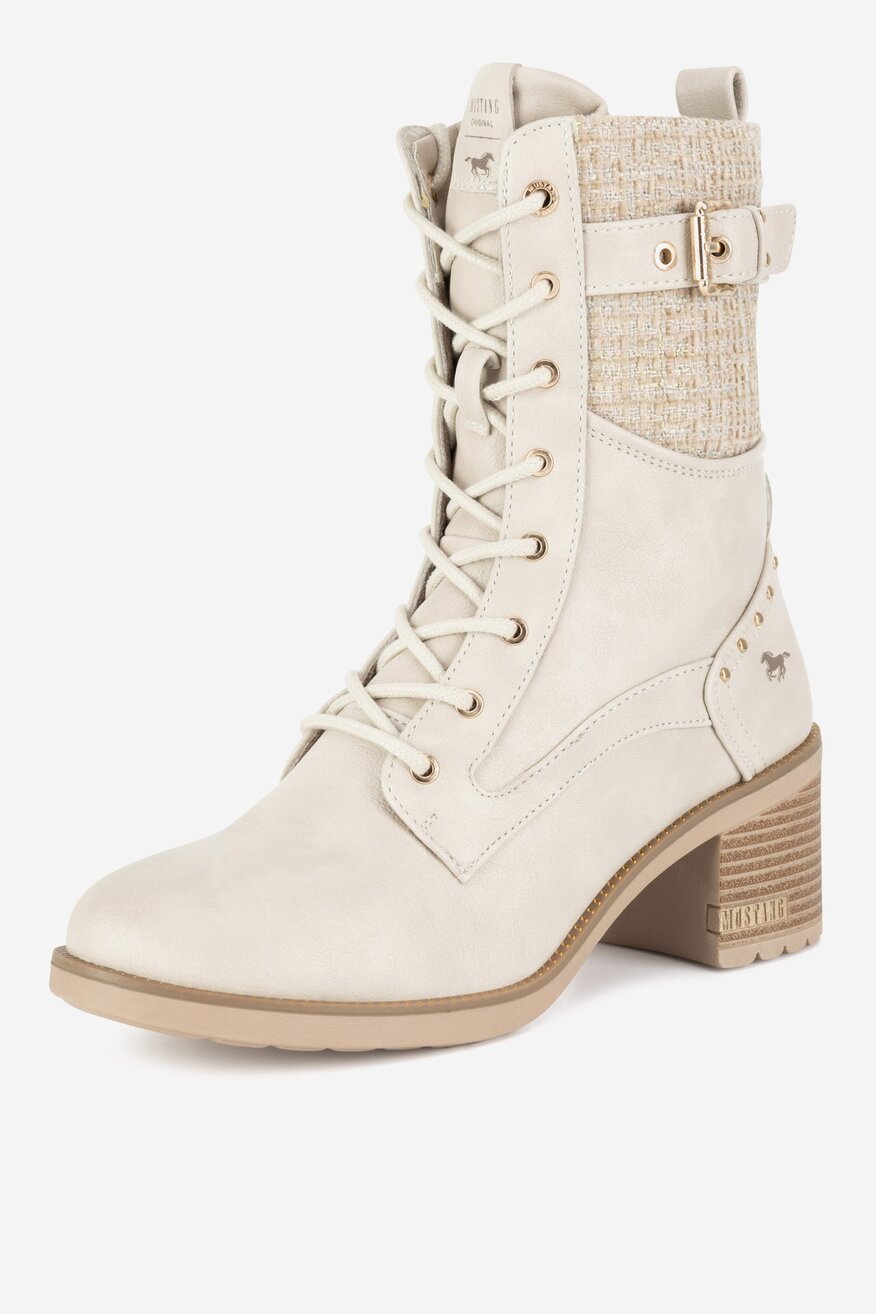 
                Боти Mustang БЯЛ - 5905588863403