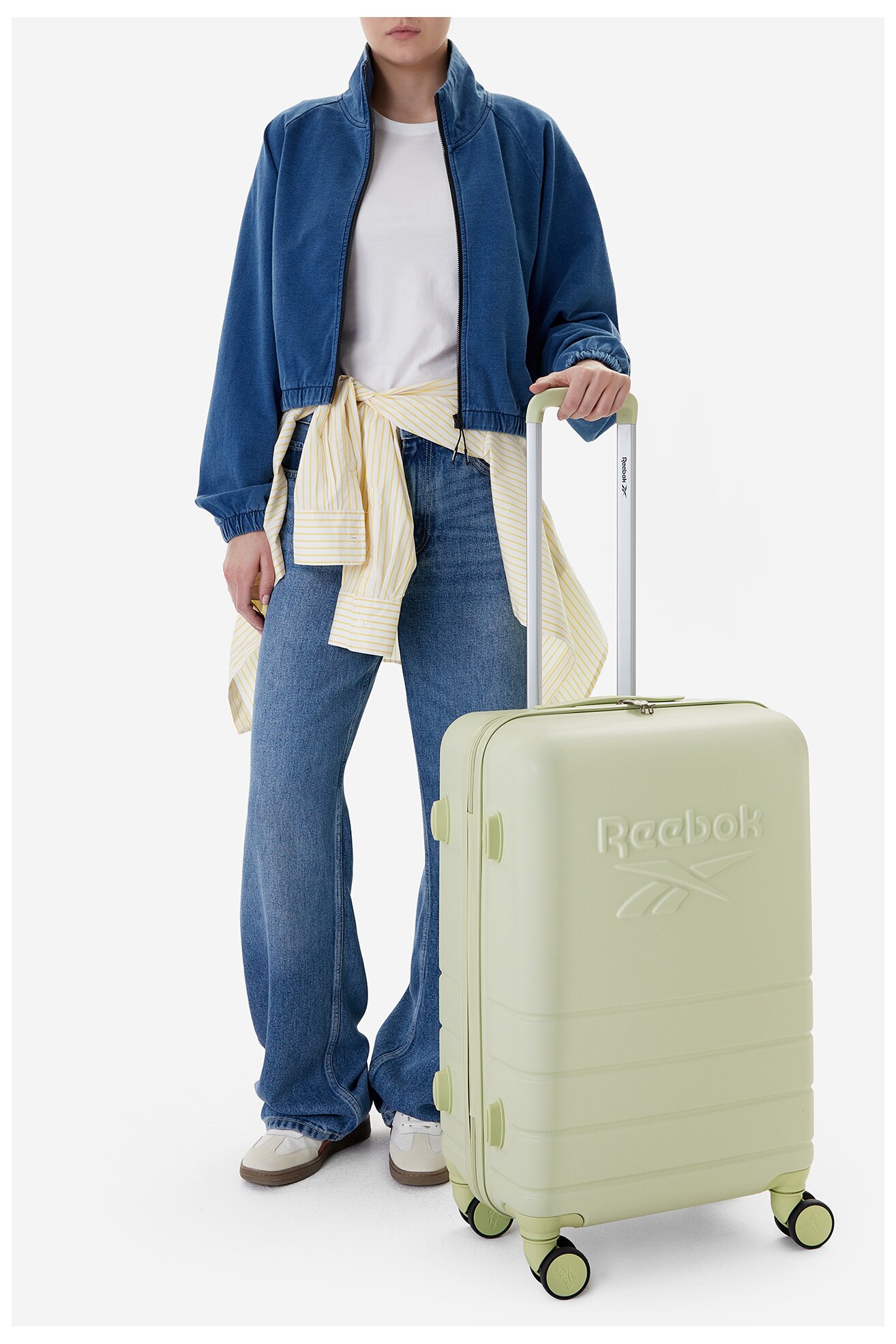 Walizka Reebok CEO-RBK-WAL-012-M Pistacjowy