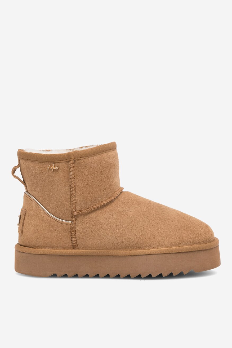 Mexx - Botki skórzane ocieplane - 2230056482408