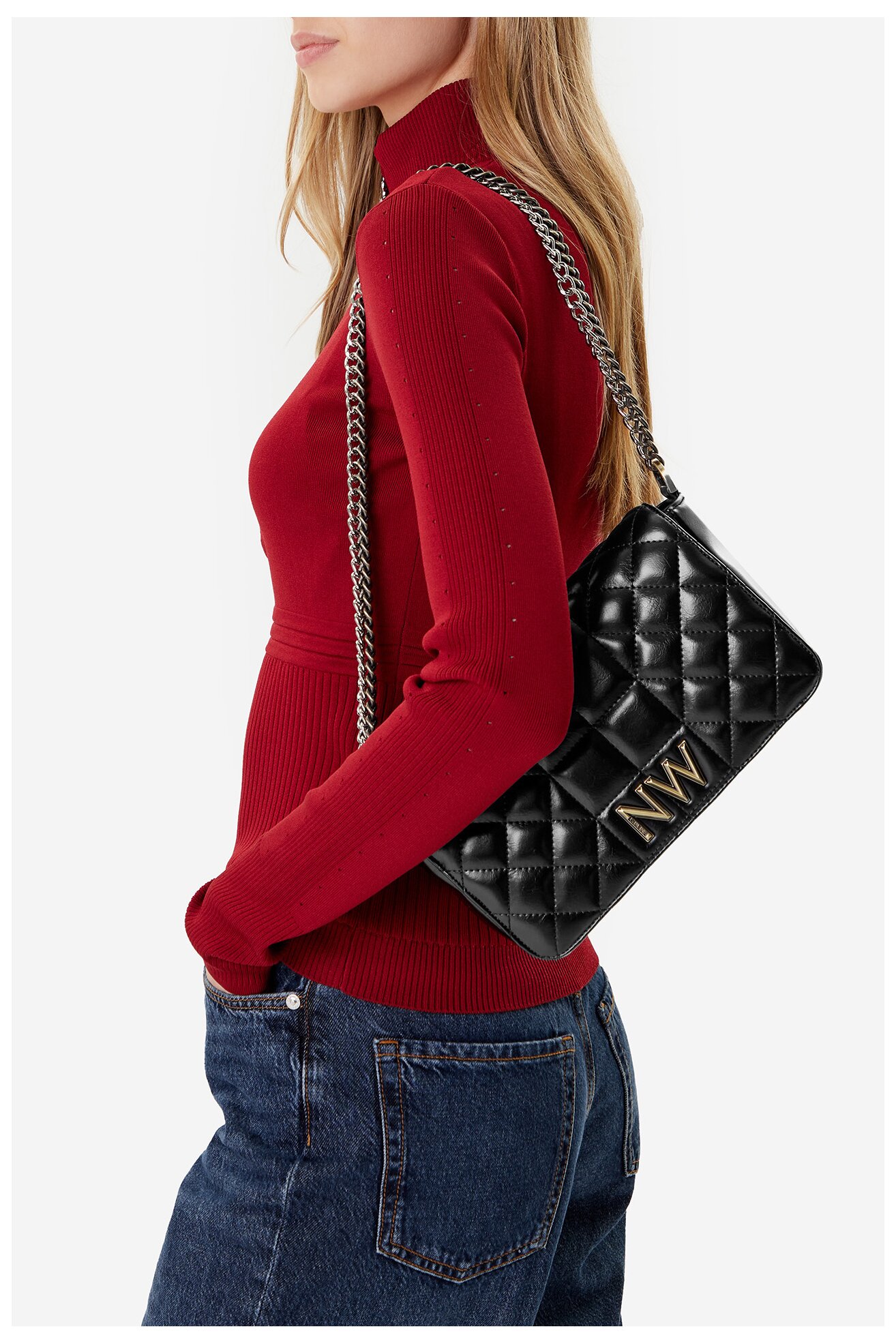 Дамска чанта NINE WEST EO-VERMONT-I-LDA8409 ЧЕРЕН