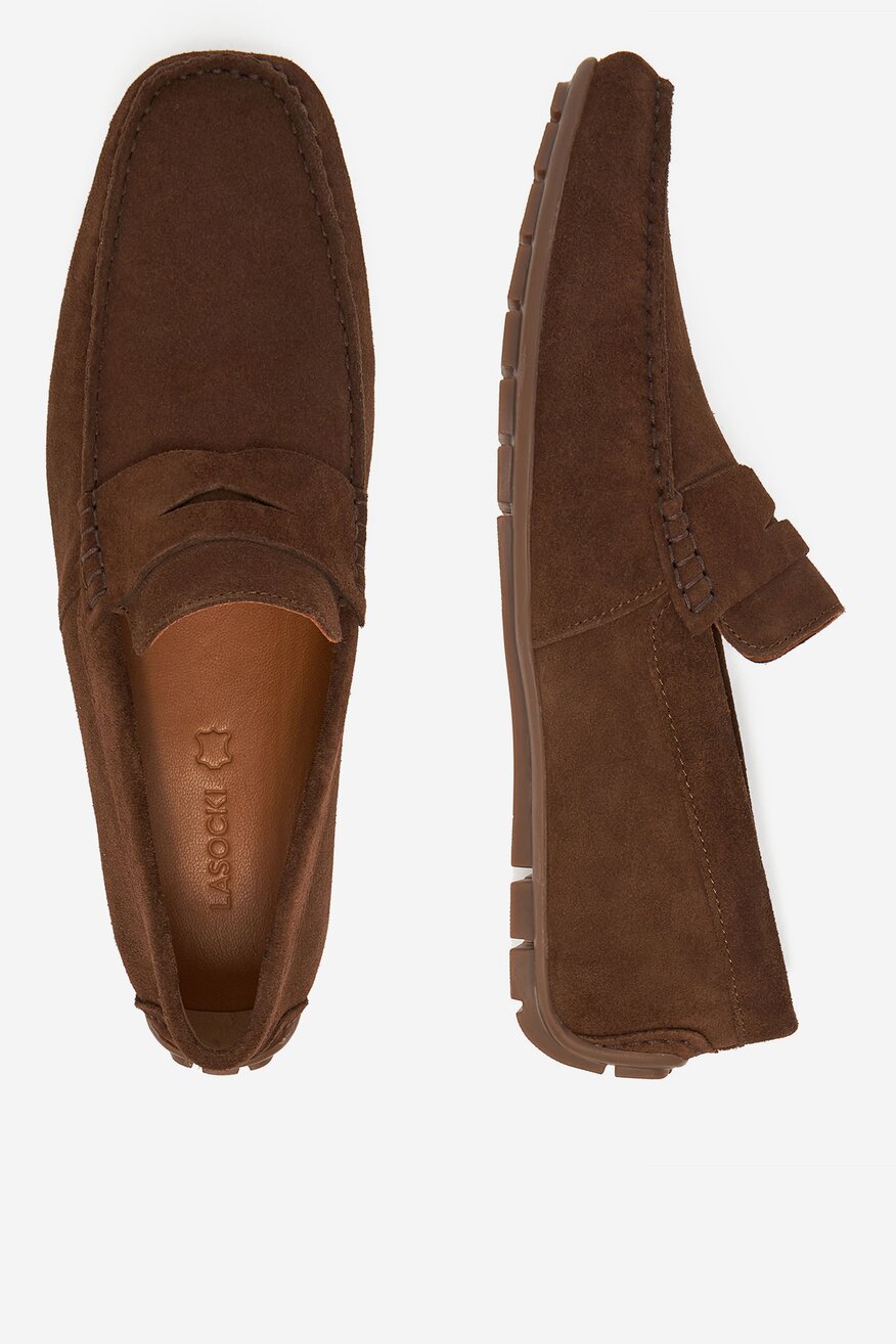 Lasocki - Mokasyny zamszowe - 5906751027417