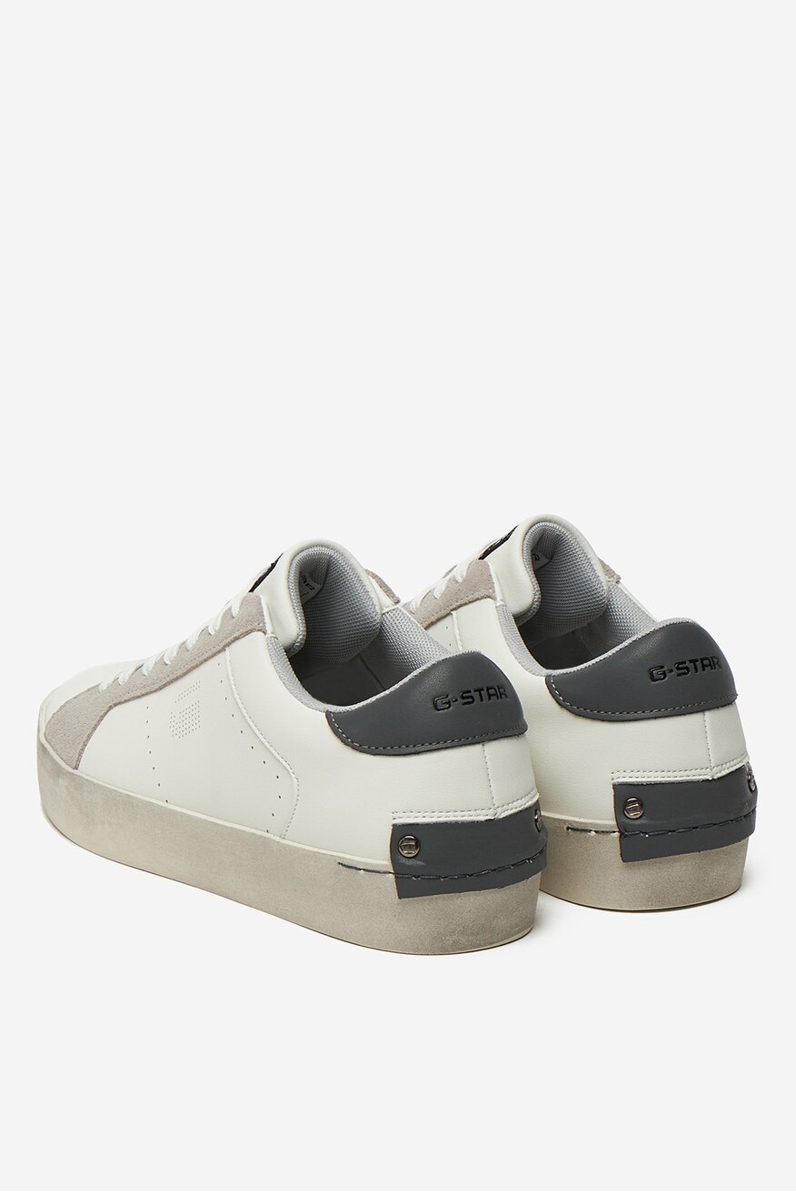 Sneakerși G-STAR RAW ALB - 5906751354193