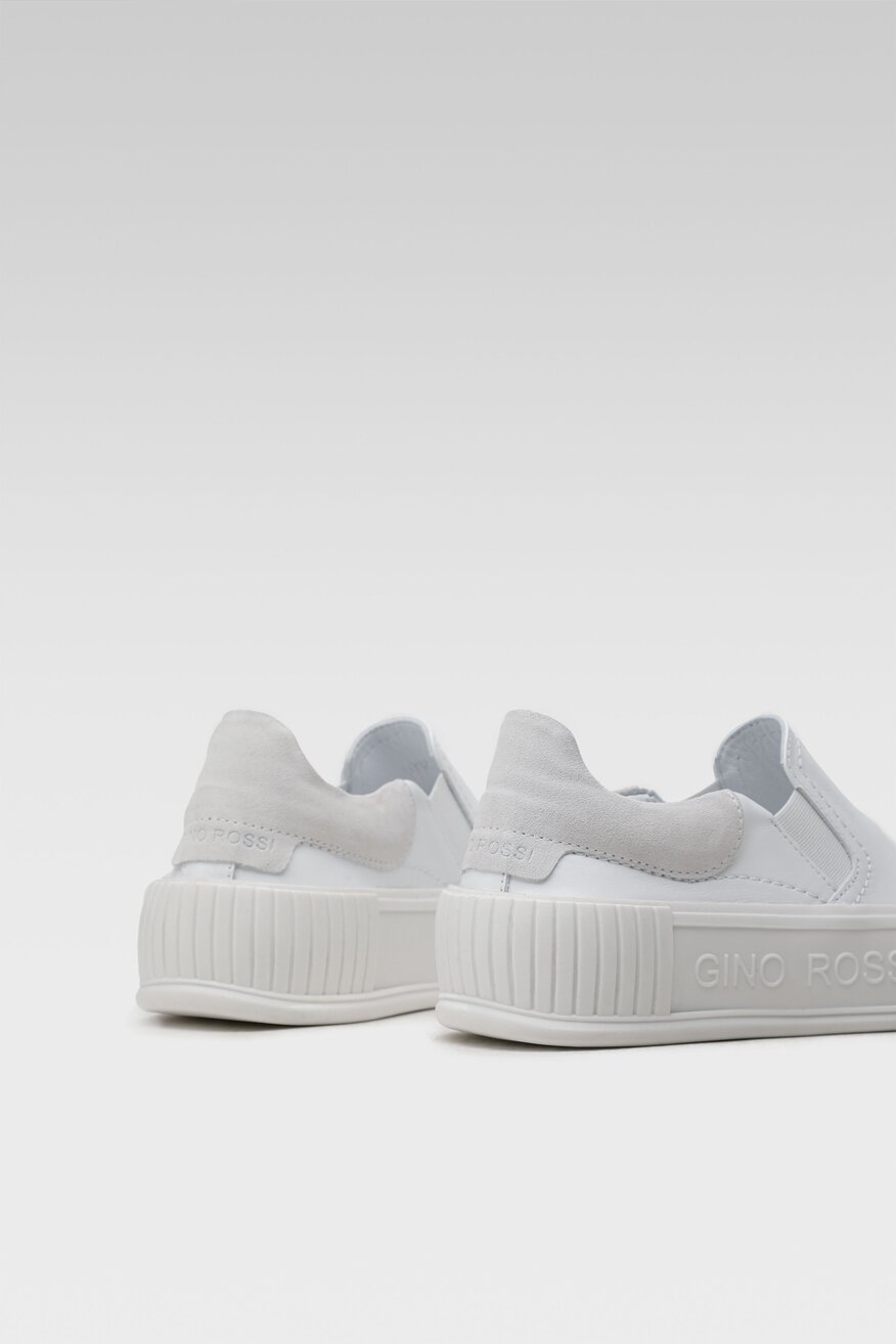 
                Gino Rossi Sport - Trampki skórzane slip on - 5904248488208