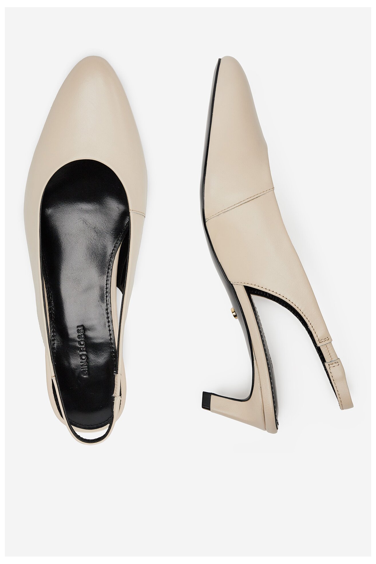 Елегантни обувки Gino Rossi LILY-118324 СЛОНОВА КОСТ