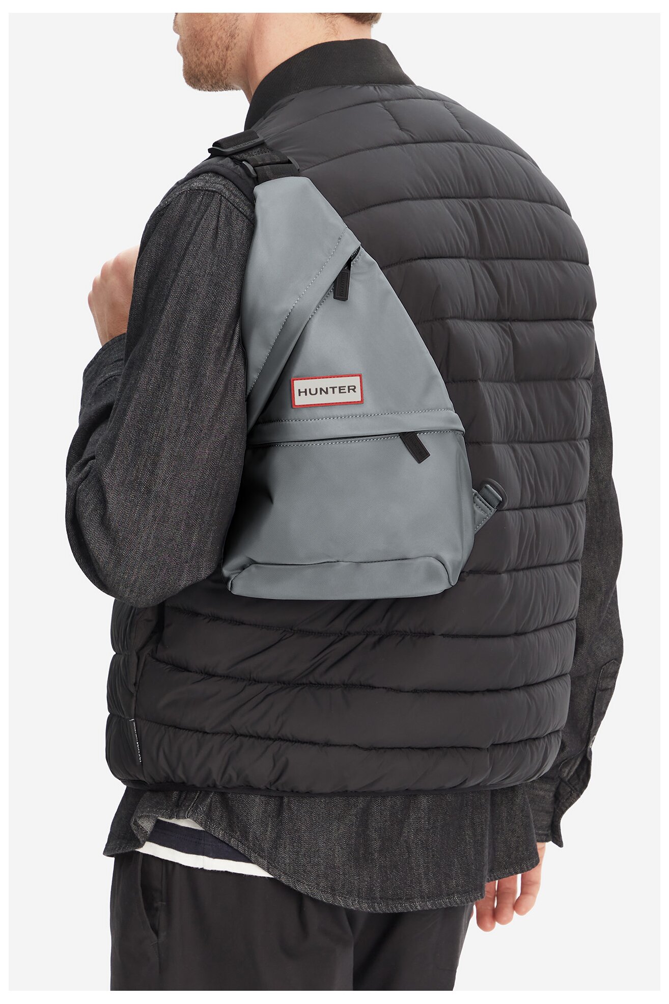 Pánská taška HUNTER HTR-B-004-07 ŠEDÁ