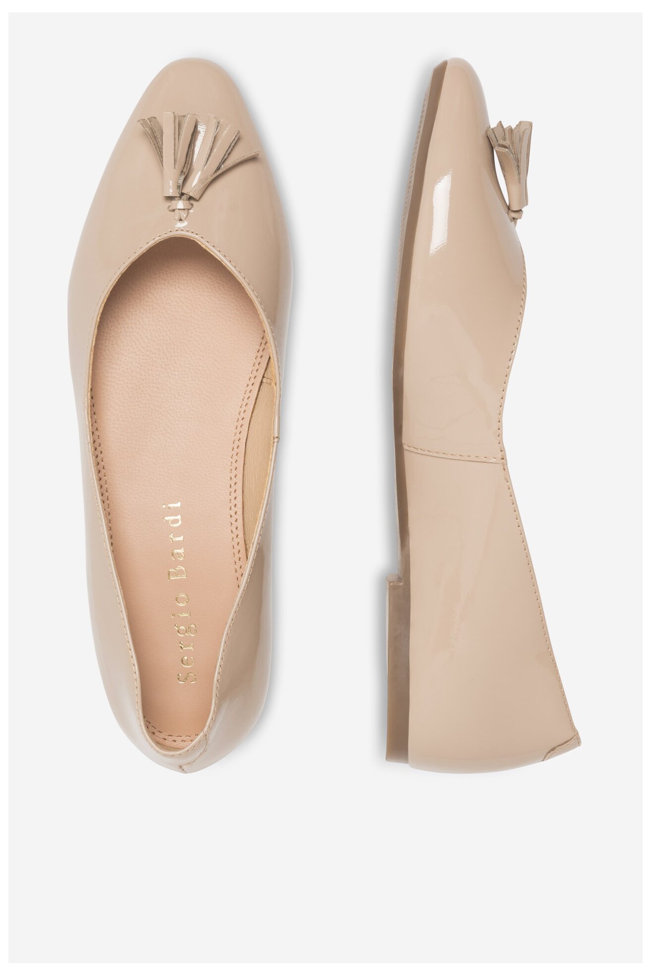 Baleriny Sergio Bardi RST-D1064-02SB Beżowy