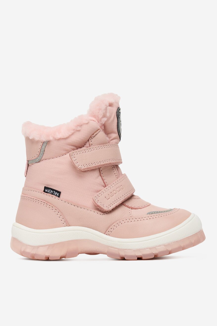 
                Lasocki Kids - Trzewiki skórzane ocieplane - 5906751259818