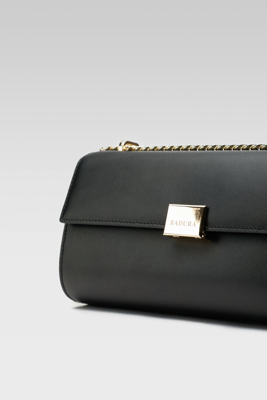
                Badura - Torebka skórzana czarna - 5904248533427