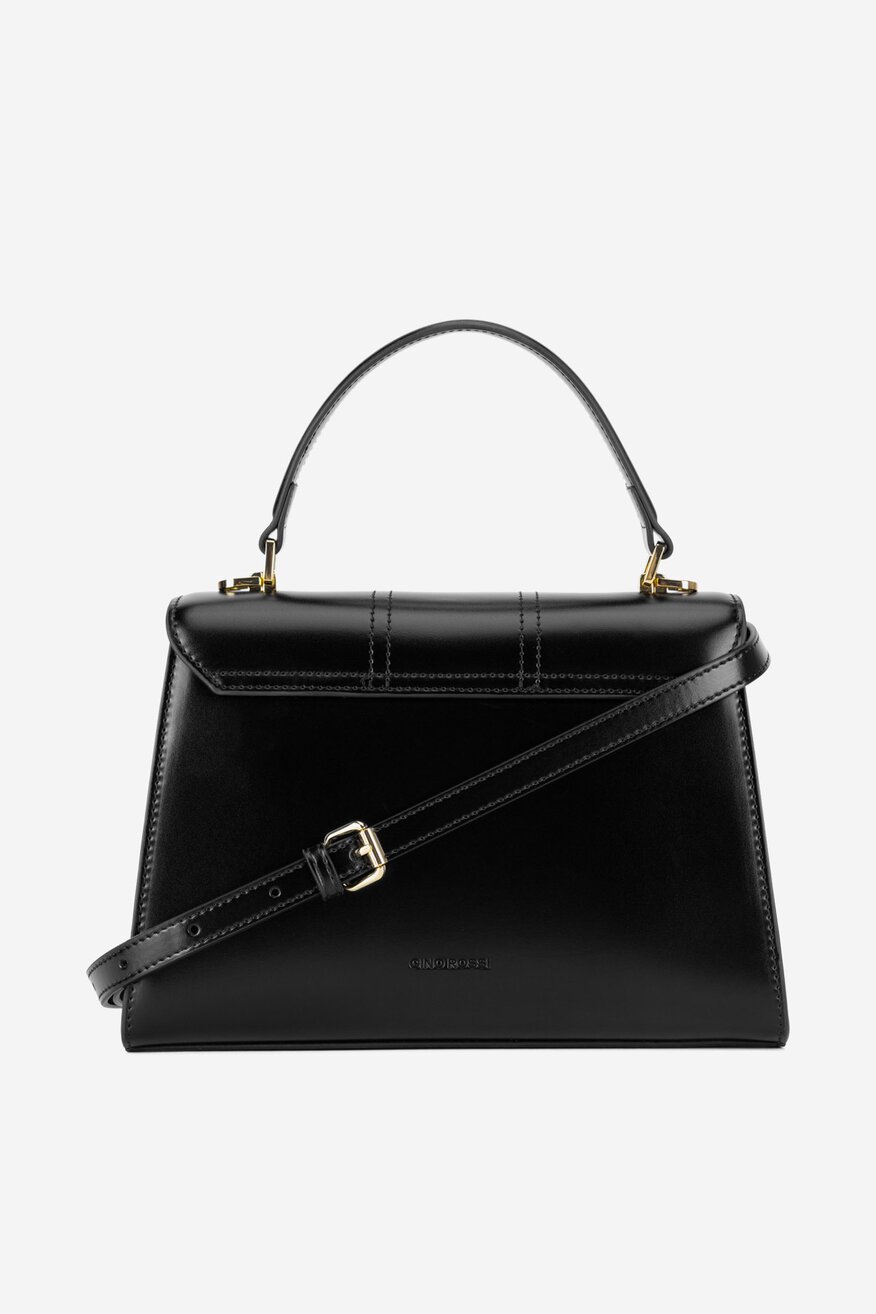 Gino Rossi - Średnia skórzana torebka kuferek - 5903419772900