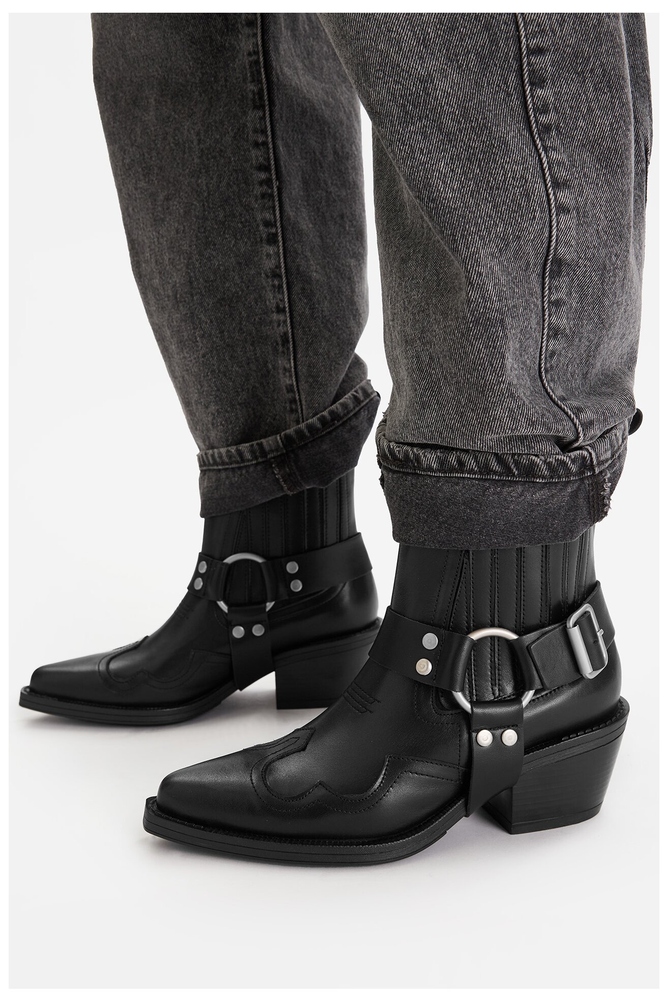 Bokacsizma Badura EO-BAILE-07100-25 FEKETE