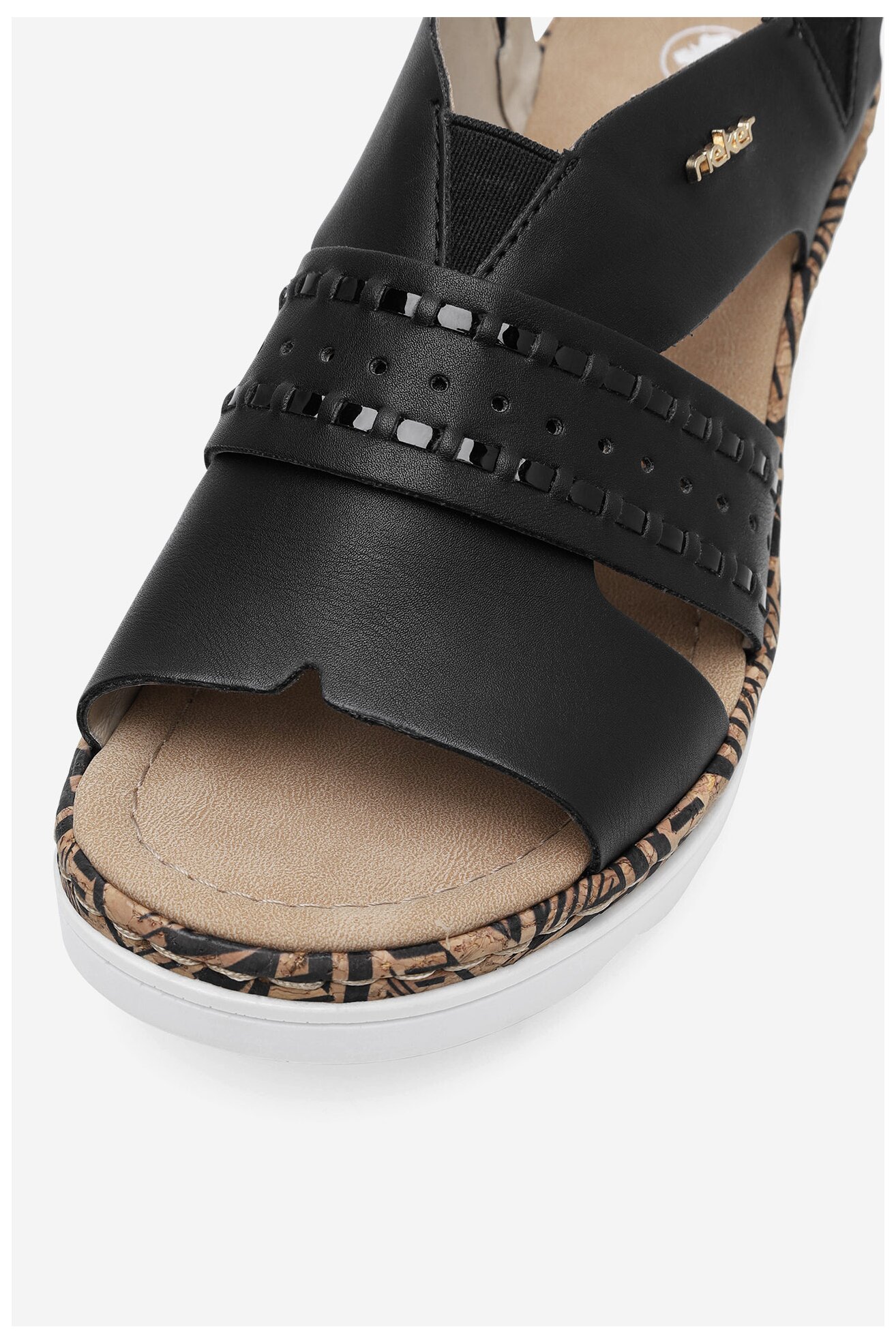 Sandały Rieker 67179-00 Czarny