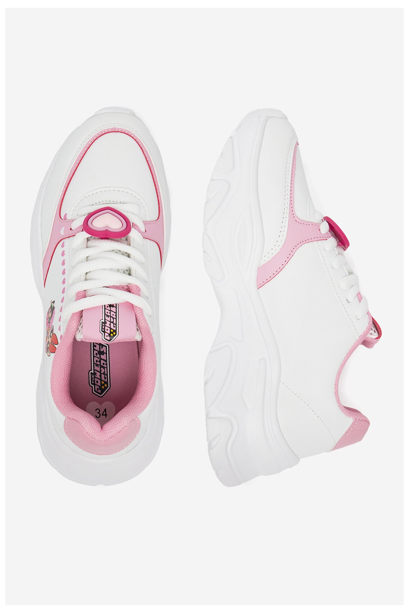 Sneakers POWERPUFF GIRLS BIC-SS25-336WBPPG Biały