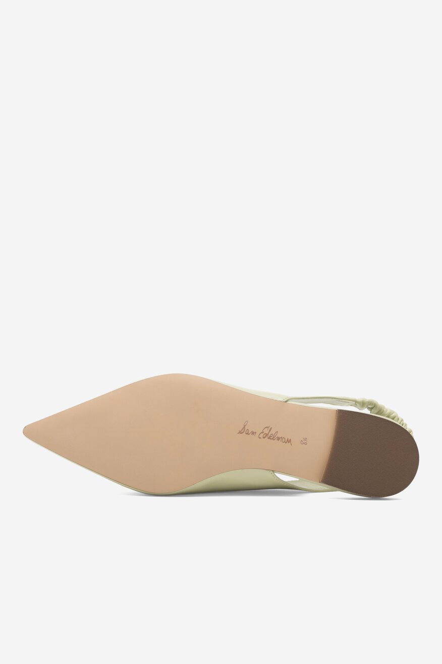 SAM EDELMAN - Baleriny skórzane bez pięty - 2230042232147