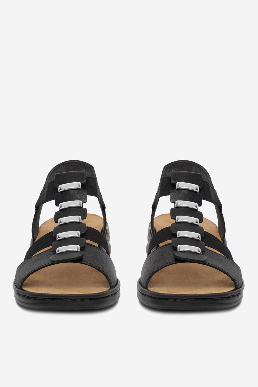 
                Rieker - Sandały skórzane - 5906751763209