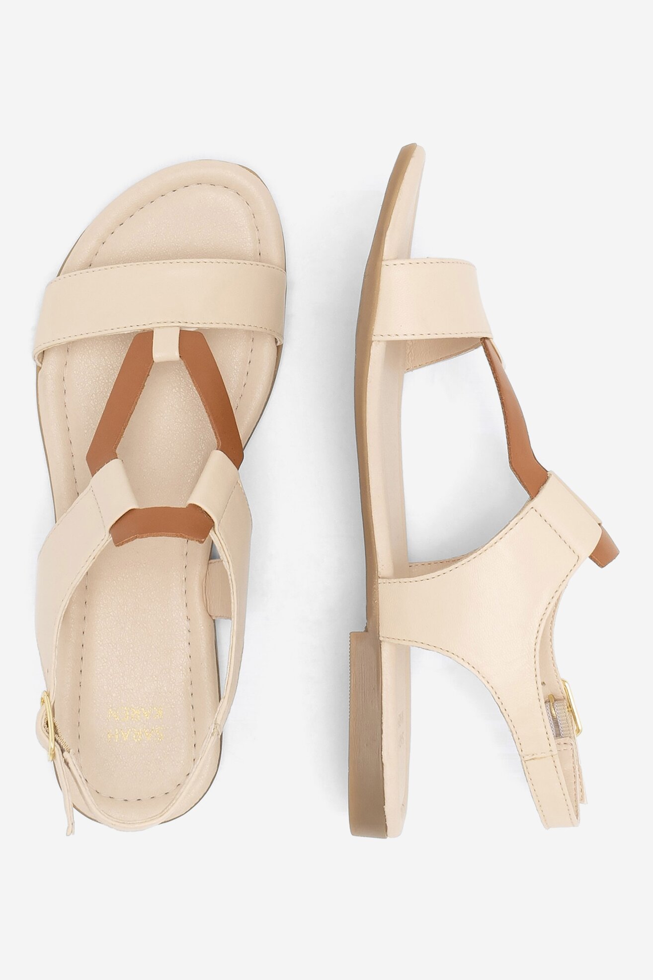 Sandały Sarah Karen WI16-ELIJA-01 Beżowy