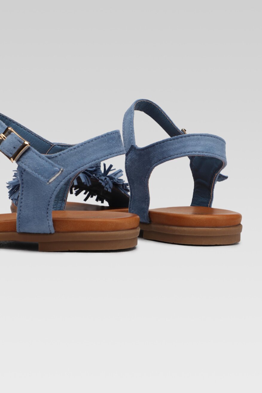 
                Jenny Fairy - Sandały z aplikacją chabrowe - 5903698606231