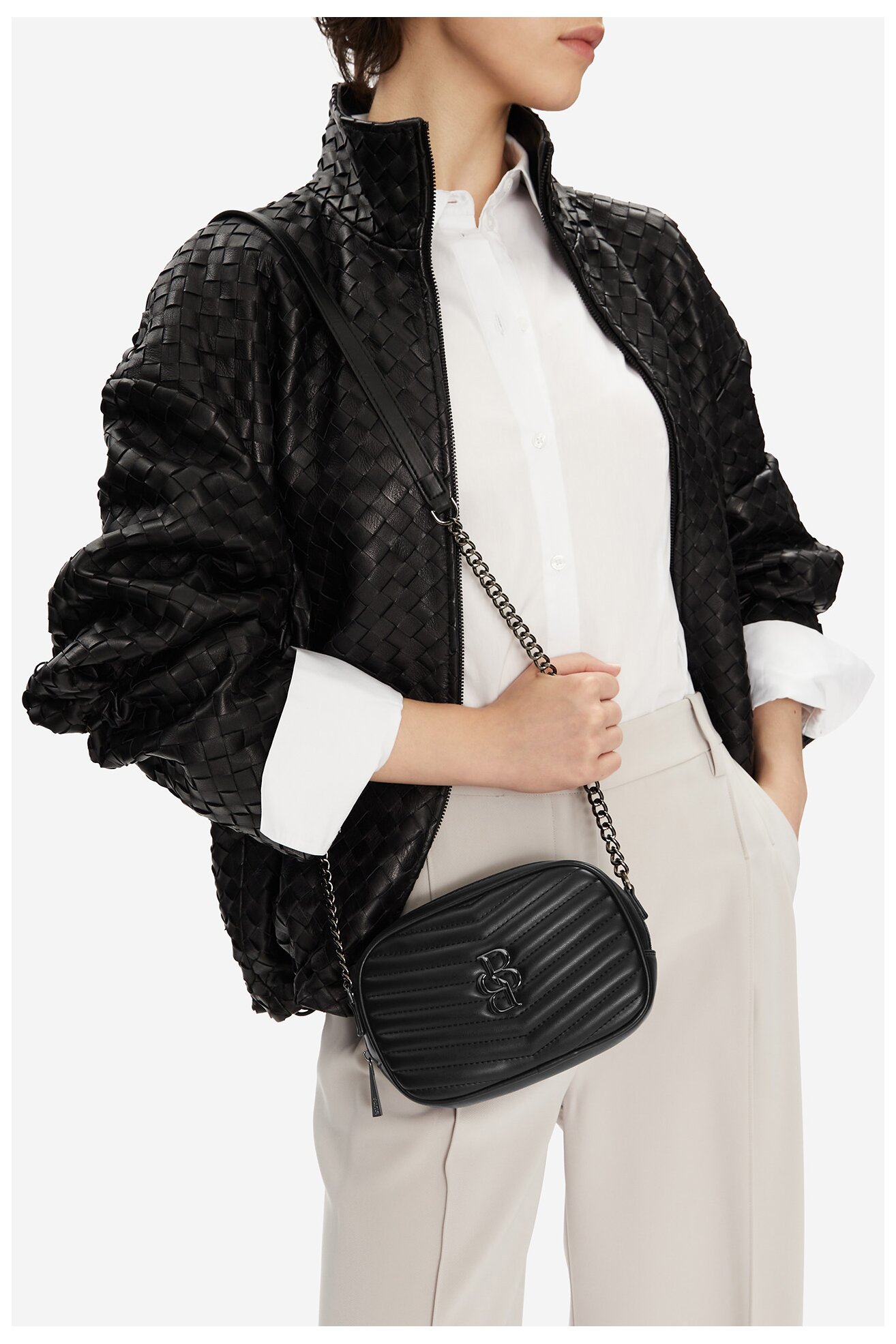 Geantă de mână Badura C-ADALINE-LDA7978 NEGRU