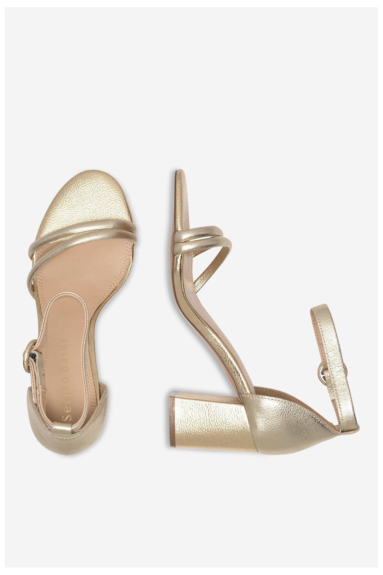 Sandały Sergio Bardi WYL3800-1Z-SB Złoty