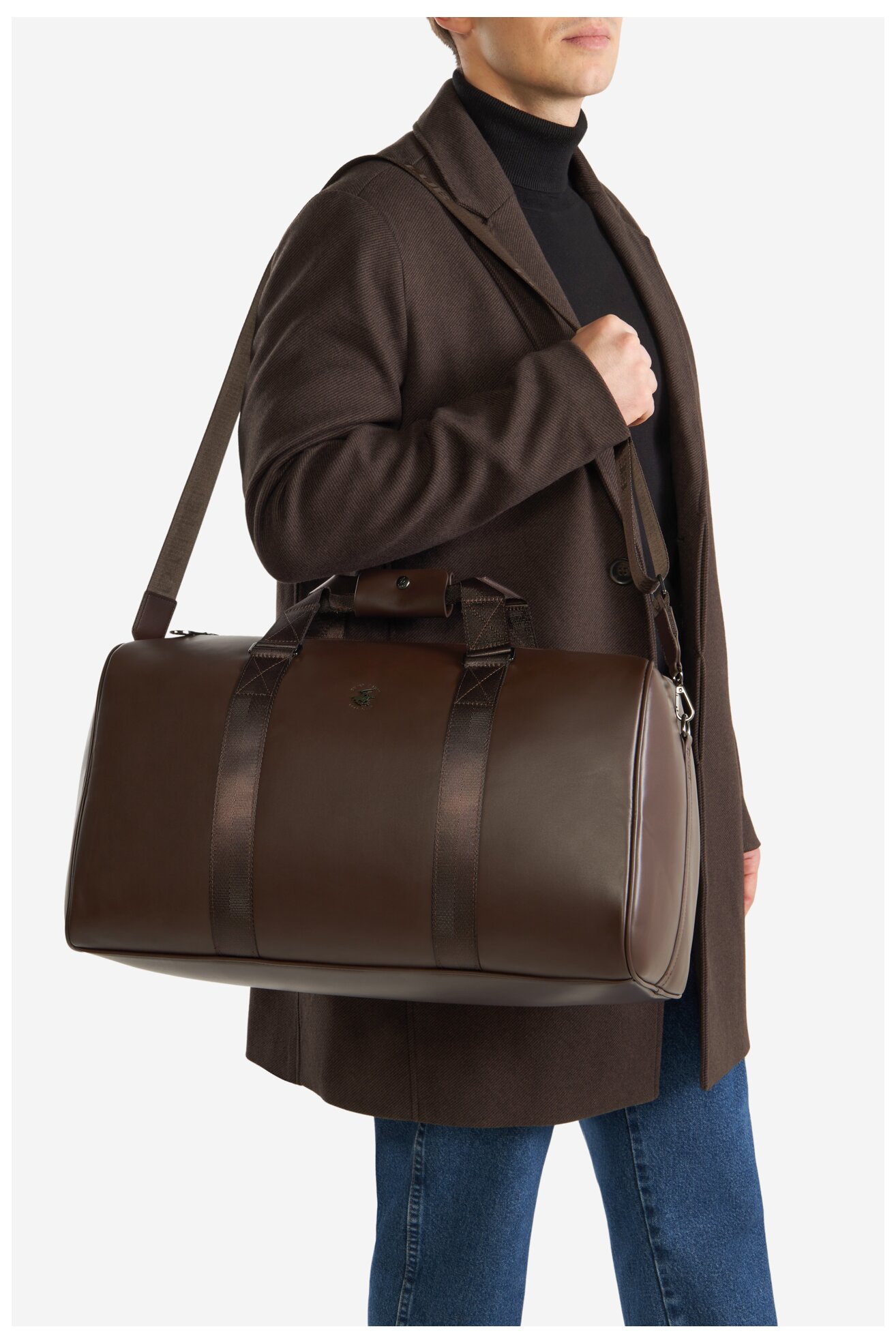 Мъжка чанта Beverly Hills Polo Club BHPC-L-015-07 КАФЯВ