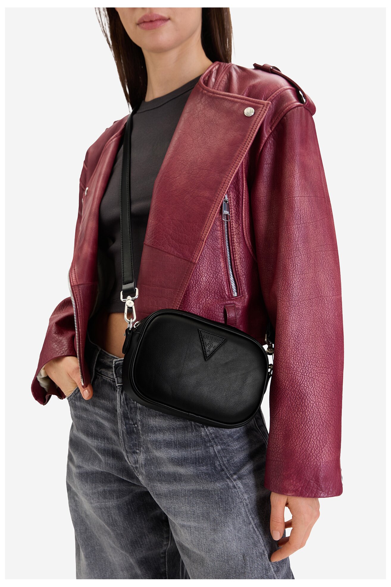 Сумка З Ремінцем GUESS JEANS CWBEO-GUESS-B-012-09 ЧОРНИЙ