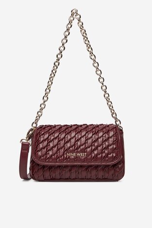 Сумка З Ремінцем NINE WEST CEO-DAKOTA-I-LDA8006 БОРДОВИЙ