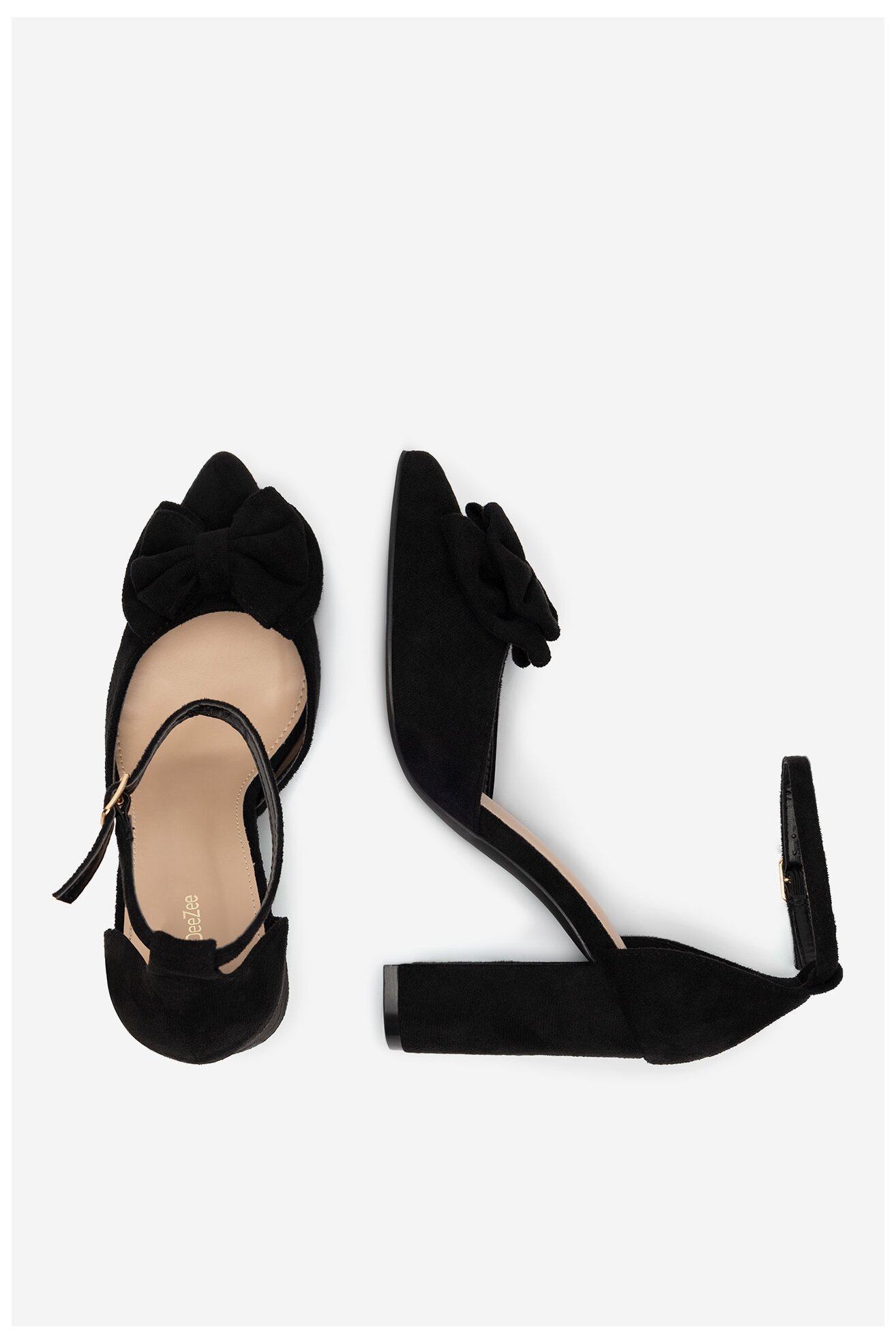 Pantofi cu toc DeeZee WS1001-01 NEGRU