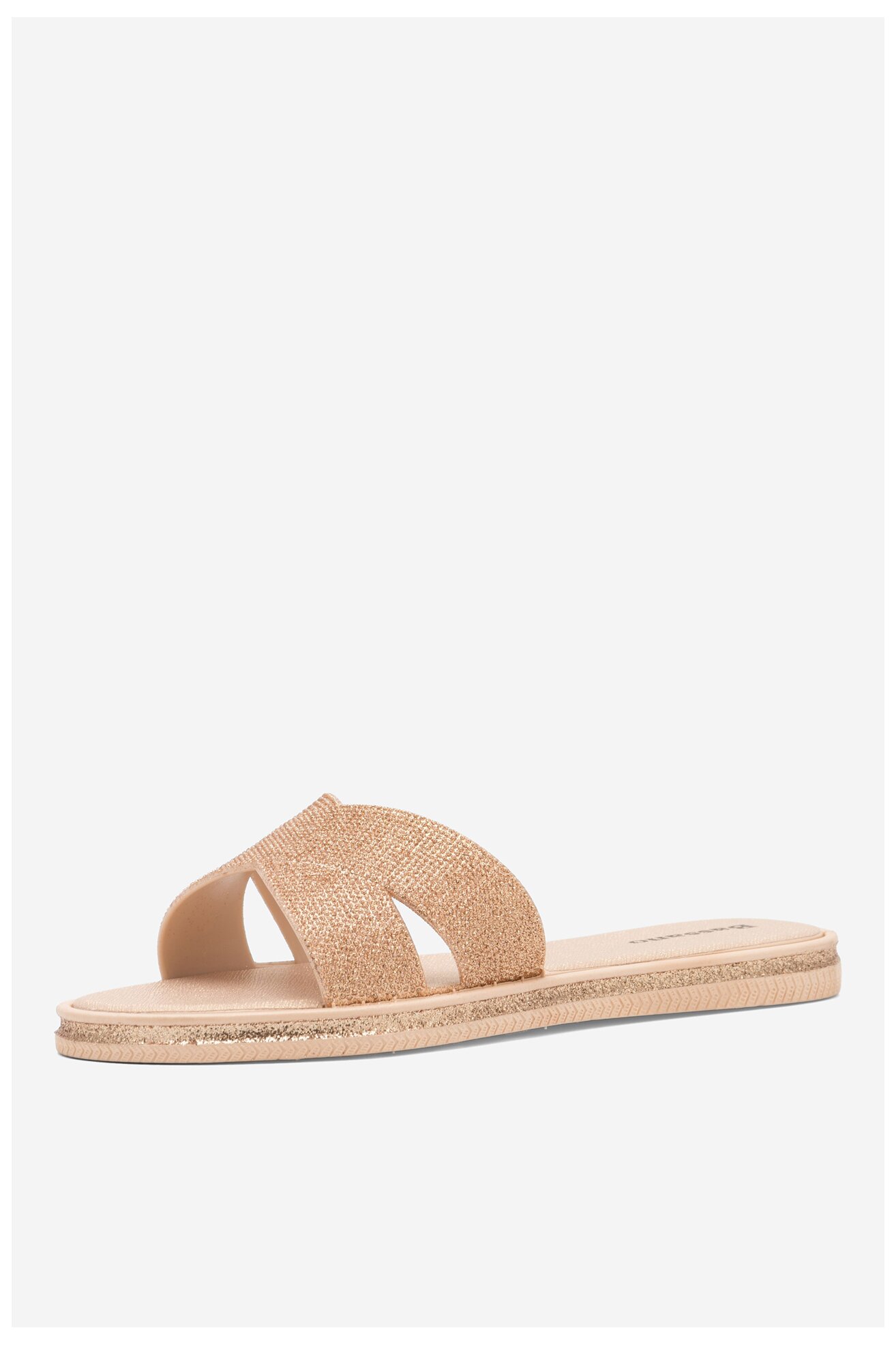 Klapki Bassano LC030218-1 Złoty