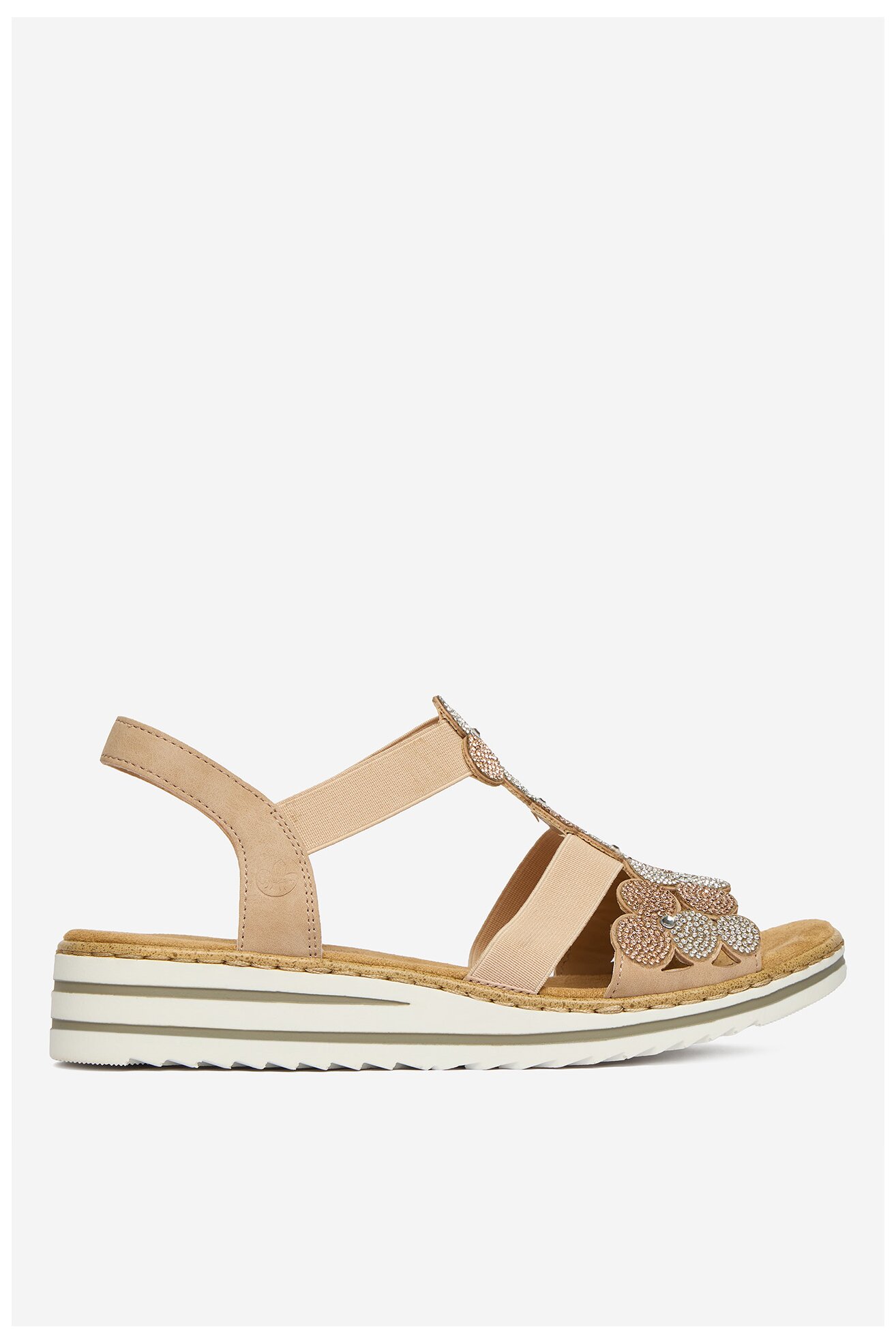 Sandały Rieker CEO-V0613-90 Złoty