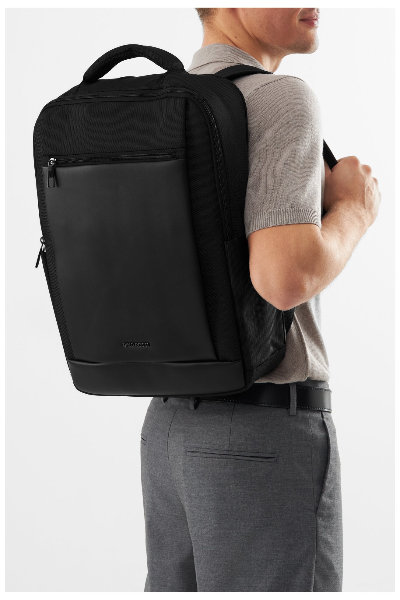 Plecak Gino Rossi GIN-E-006-05 Czarny