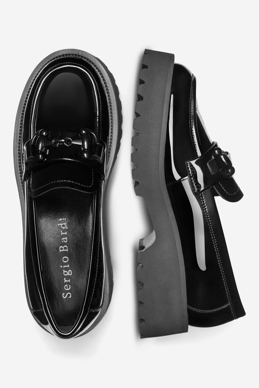 
                Sergio Bardi - Loafersy skórzane - 5905588775515