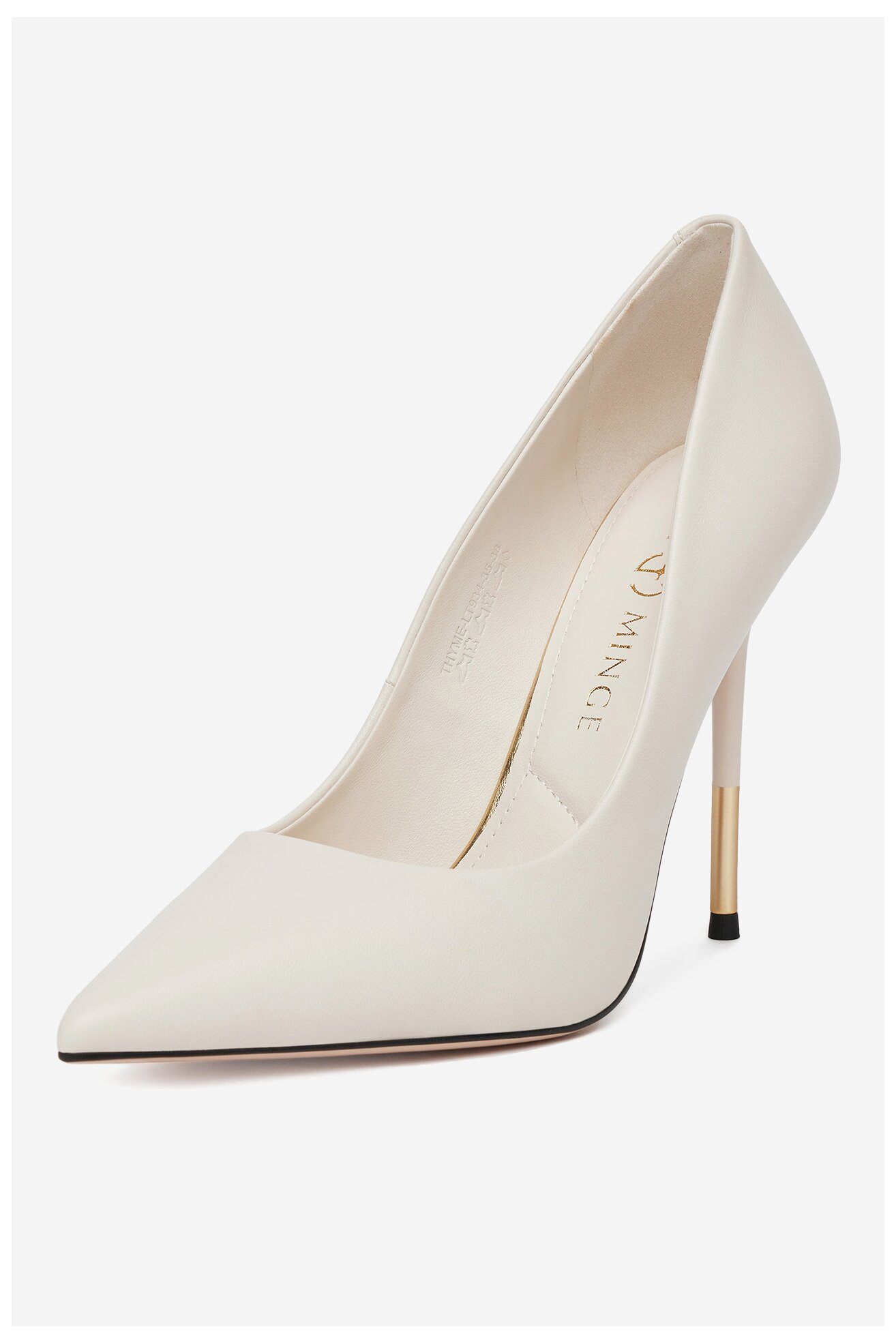 Czółenka EVA MINGE THYME-LT934-35 Biały