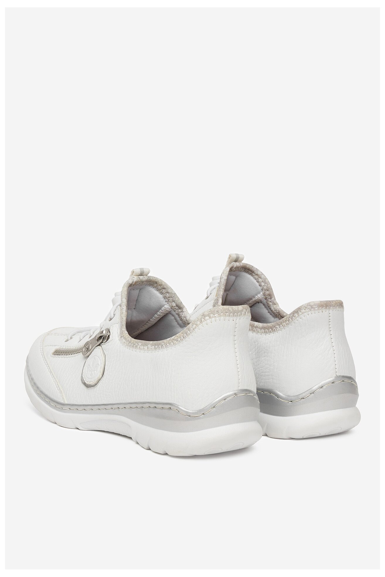 Sneakerși Rieker L32F1-80 ALB