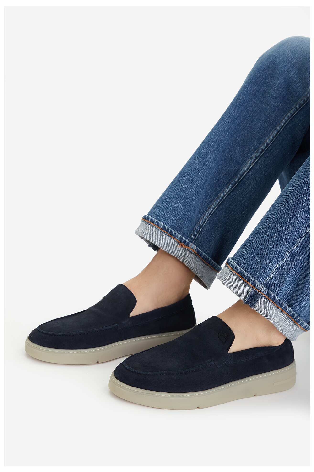 Mokasyn G-STAR RAW EO-JUMBO-01 MI08 Granatowy