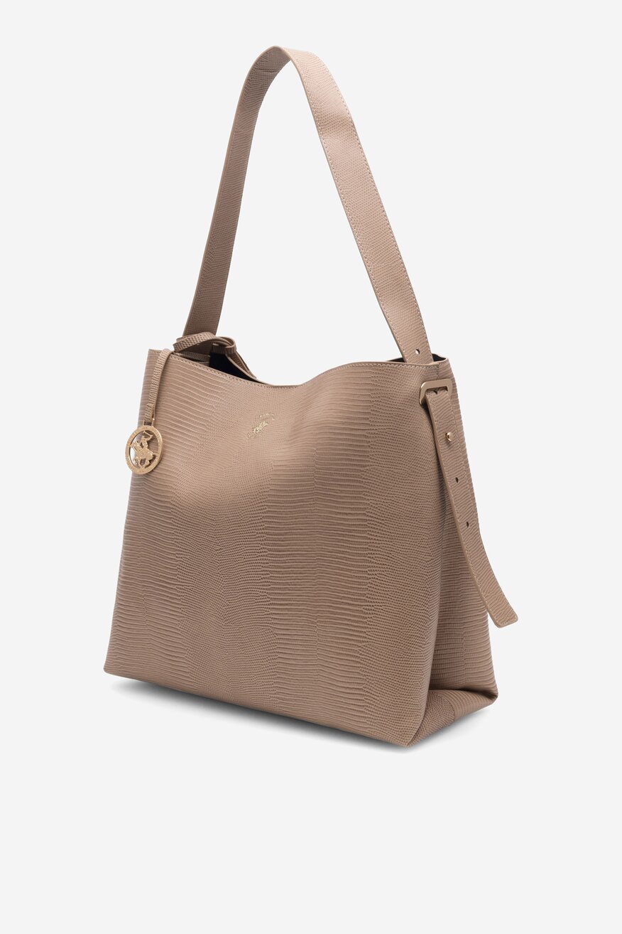 Дамска чанта Beverly Hills Polo Club БЕЖОВ - 5905588701828