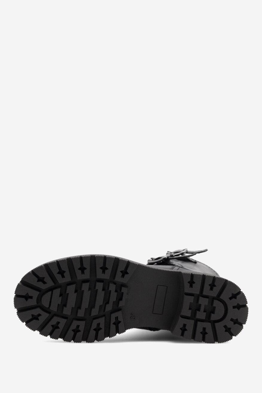 Lasocki - Skórzane botki - 5905588161127