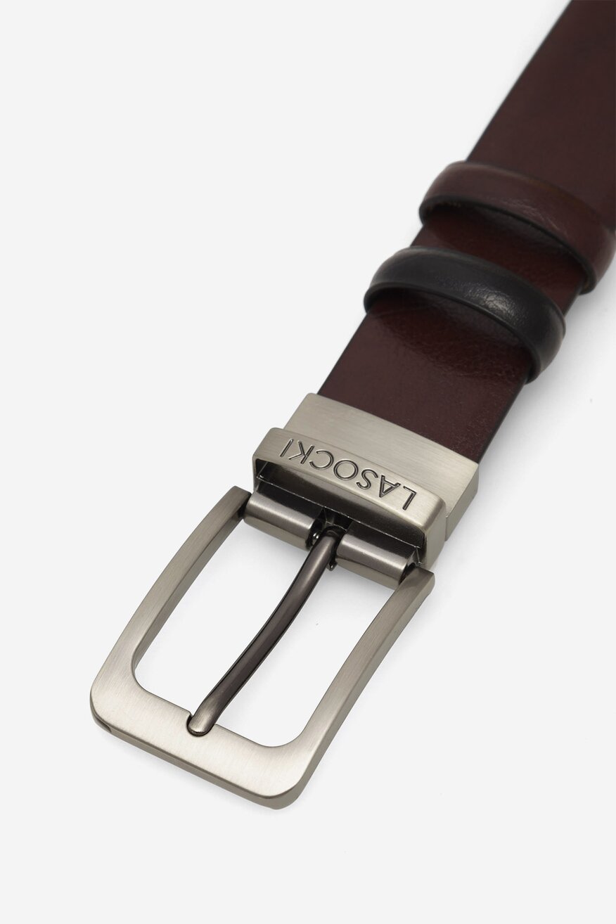 
                Lasocki - Pasek męski skórzany - 5905588164128