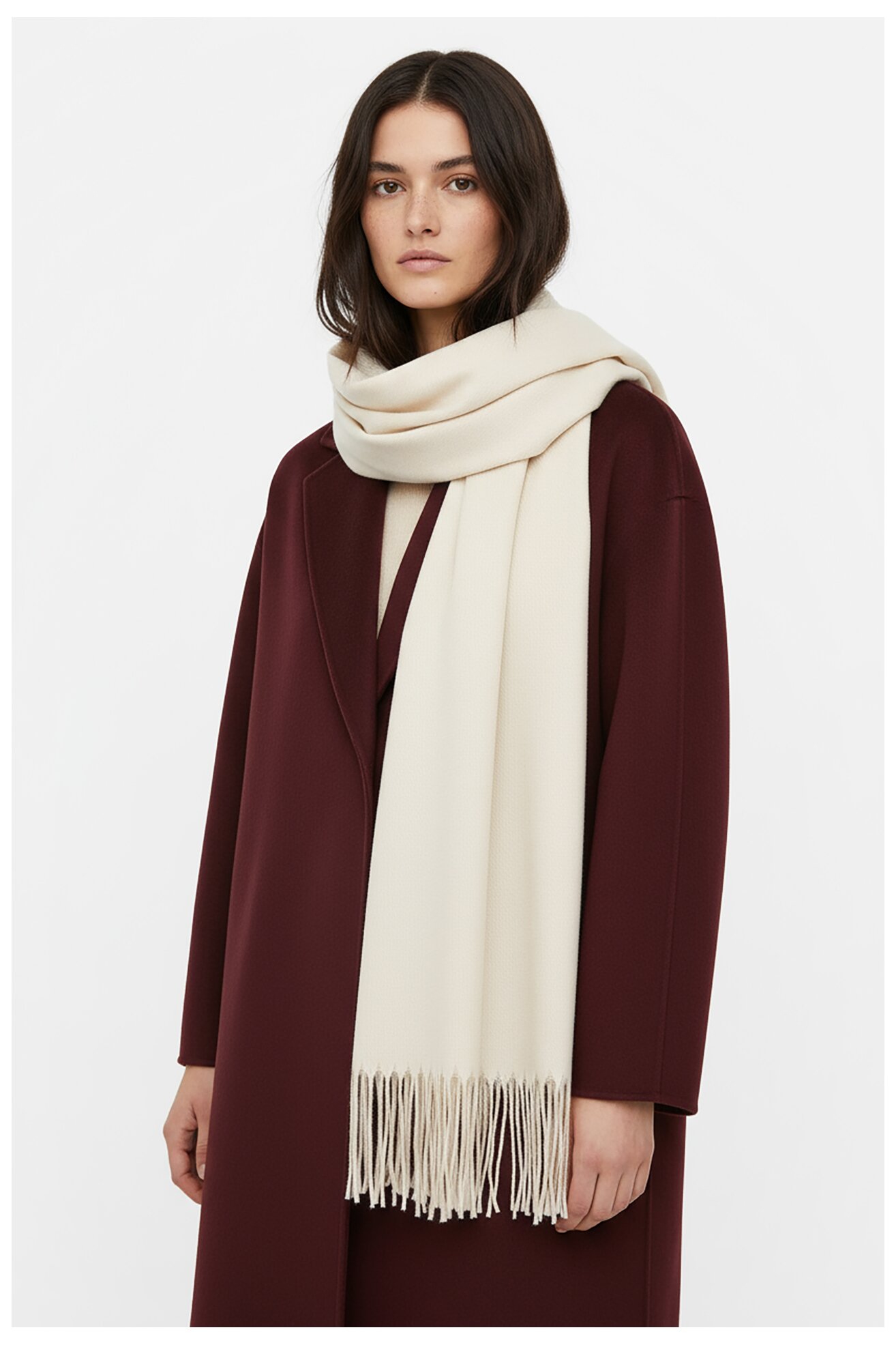 Női sál NINE WEST CEO-NW-W4-002-AW25 FEHÉR