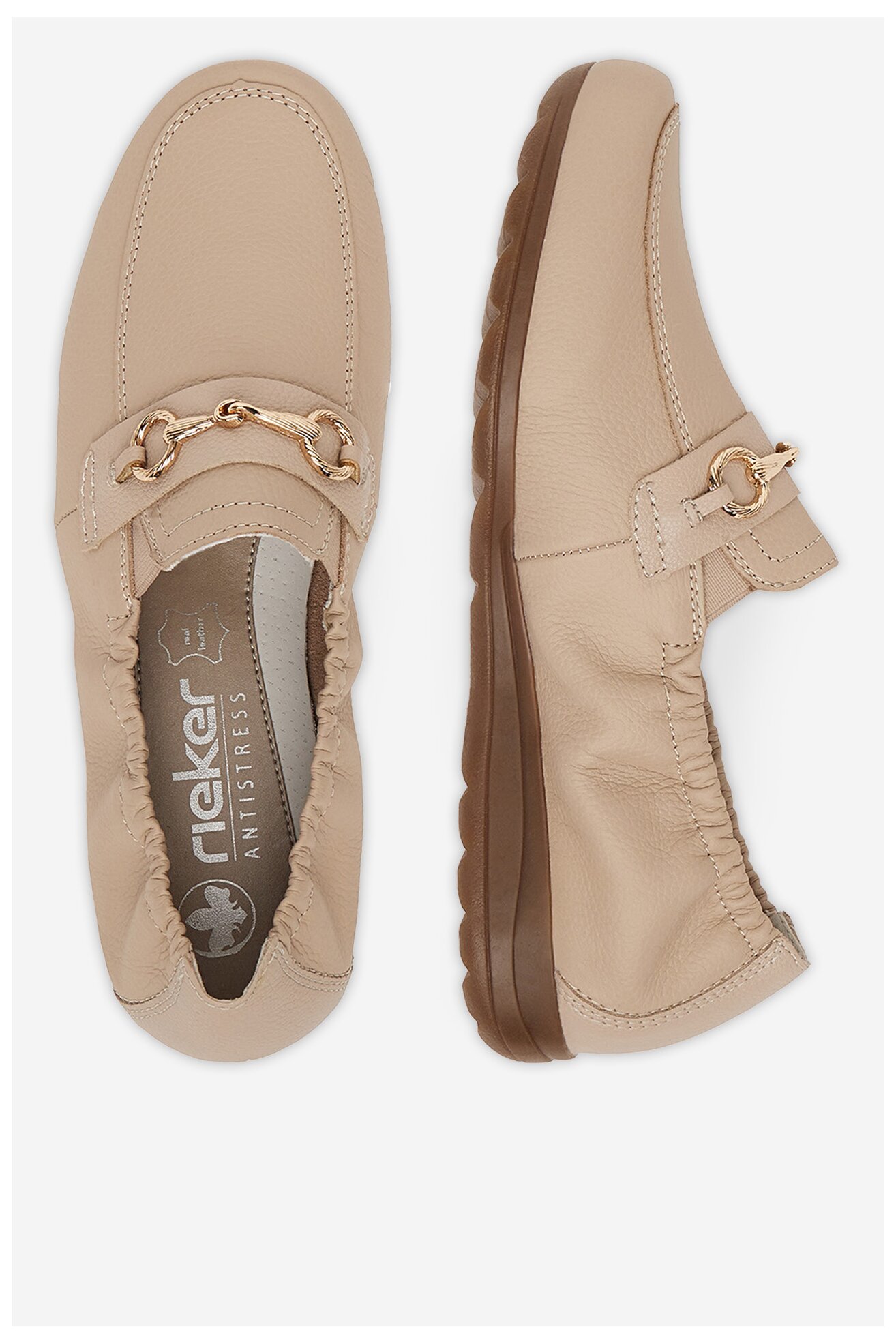 Мокасини Rieker L9354-60 БЕЖОВ