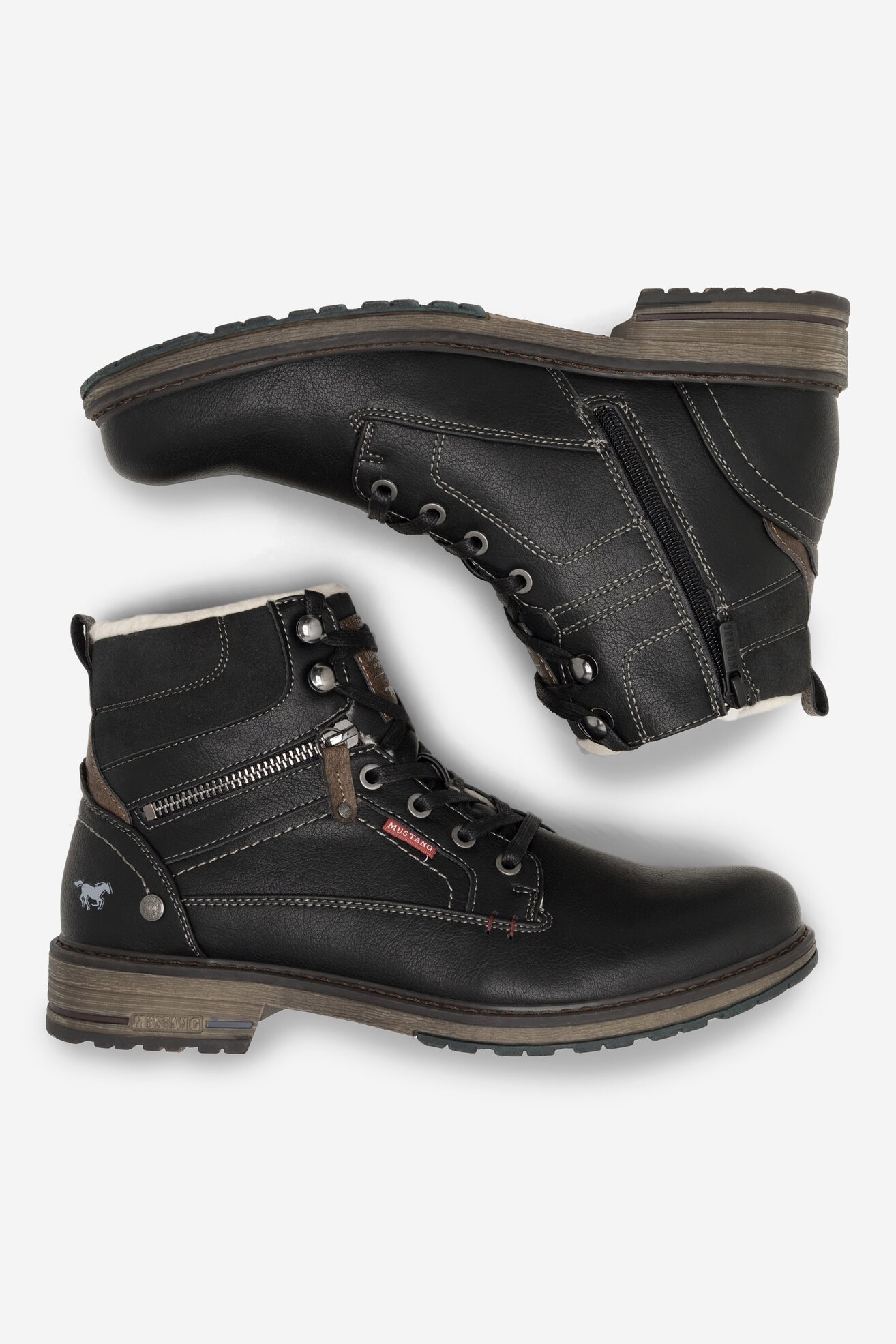 Trzewiki Mustang 4157-603 Czarny